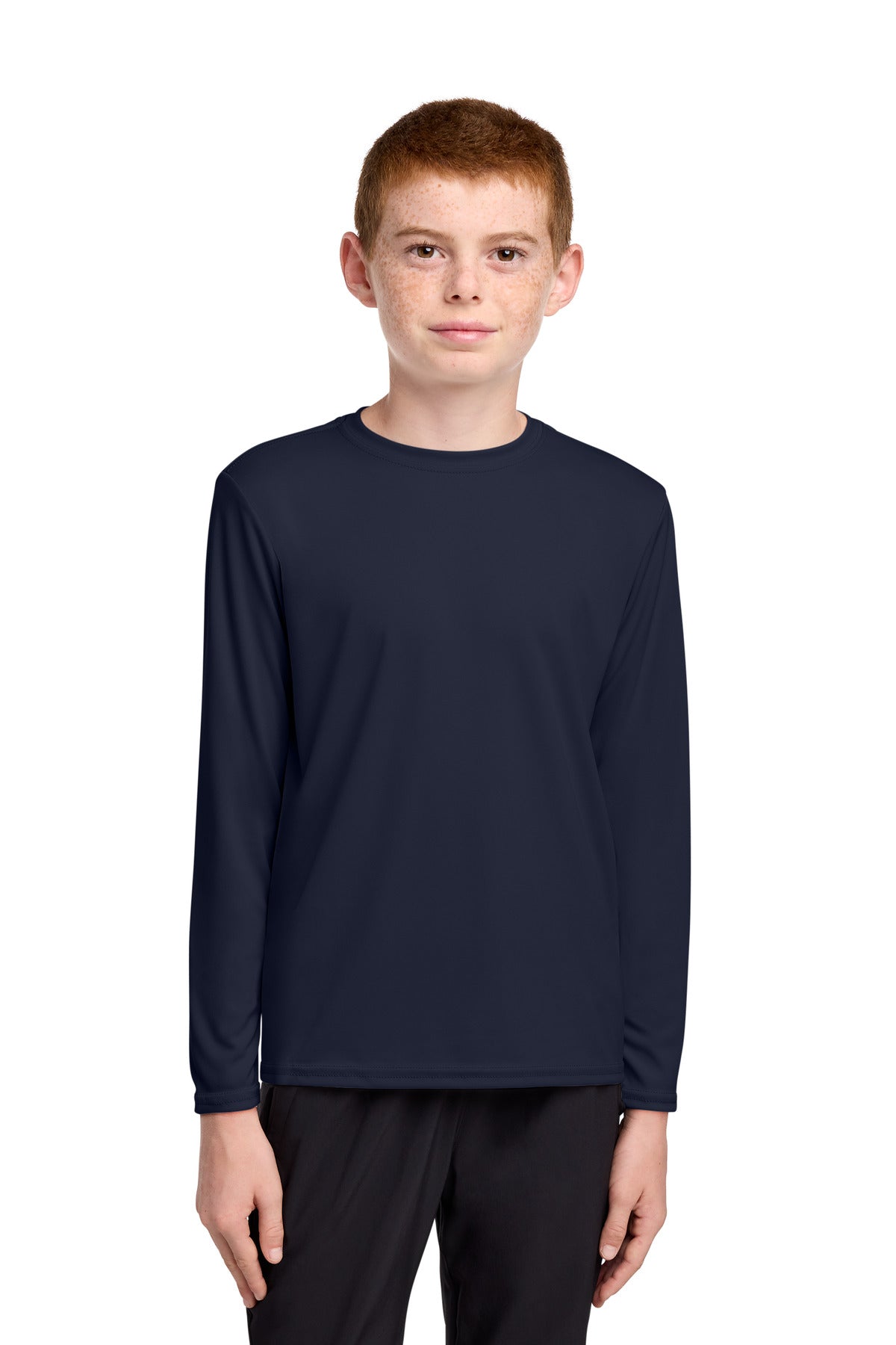 Port & Co® Youth Long Sleeve Performance Tee PC380YLS