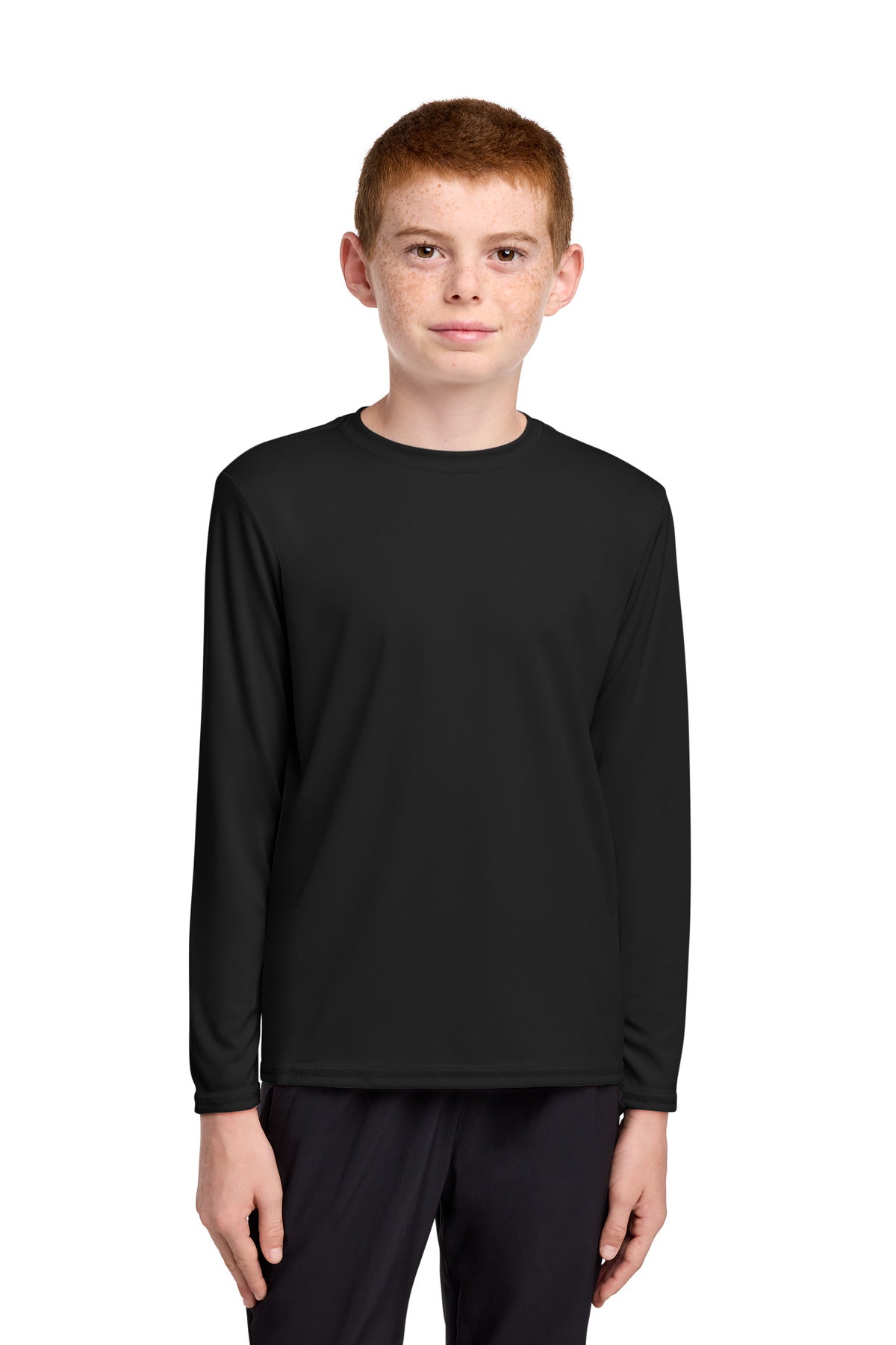 Port & Co® Youth Long Sleeve Performance Tee PC380YLS