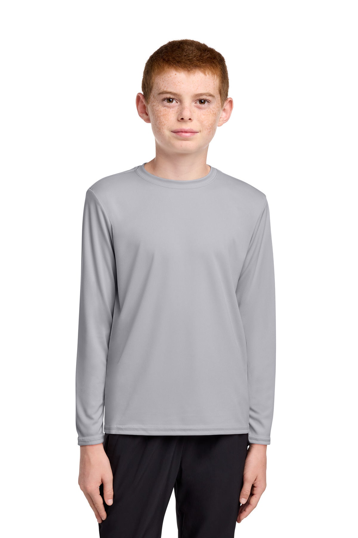Port & Co® Youth Long Sleeve Performance Tee PC380YLS