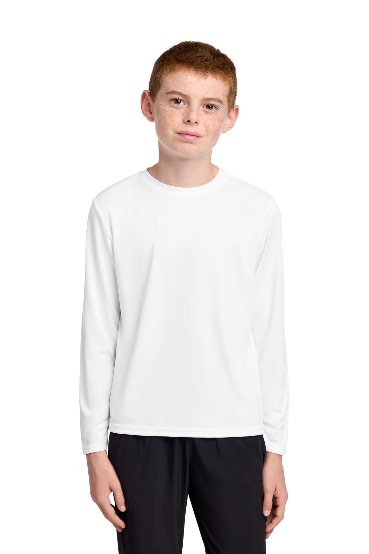 Port & Co® Youth Long Sleeve Performance Tee PC380YLS