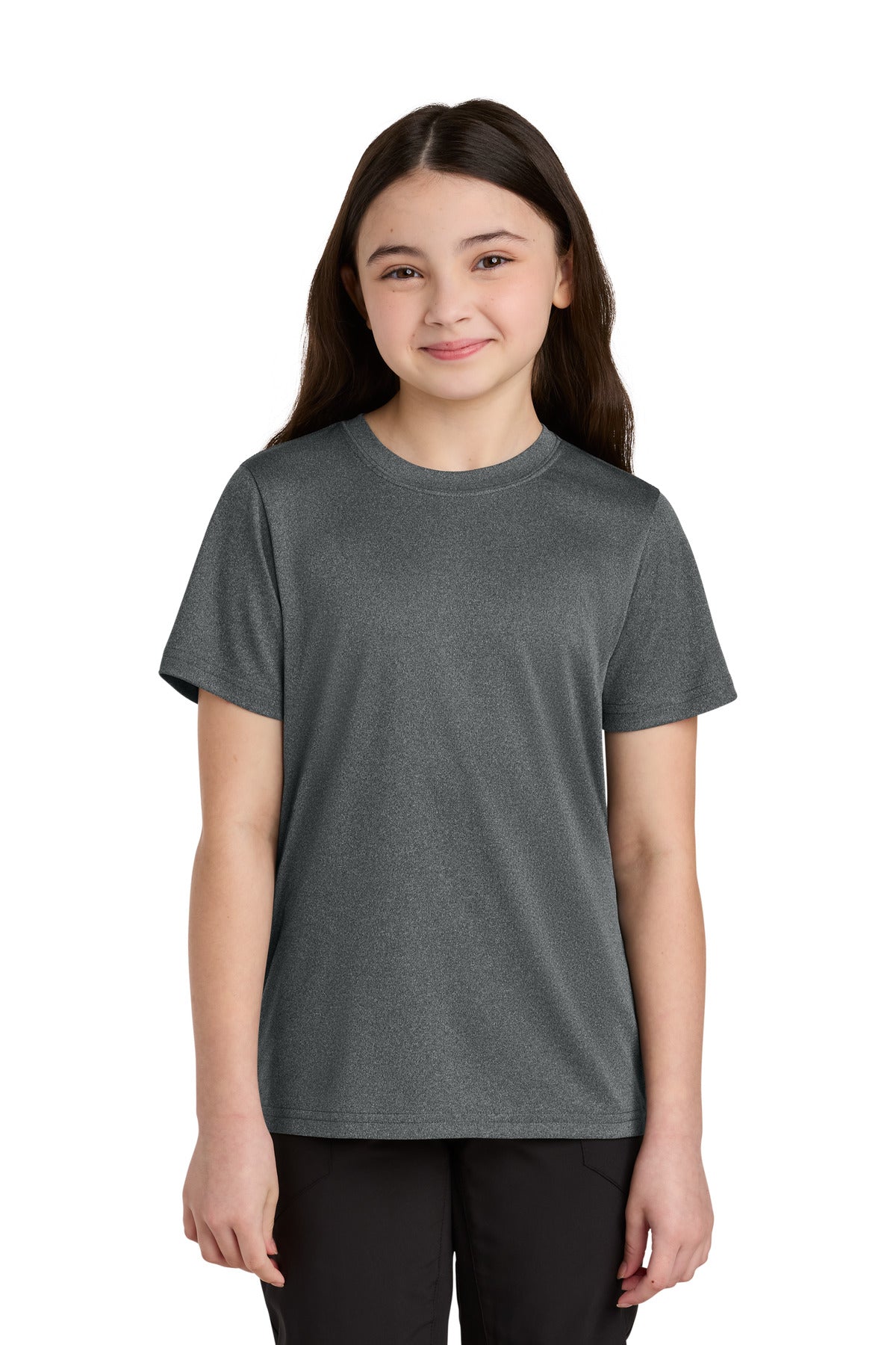 Port & Co® Youth Heather Performance Tee PC390Y