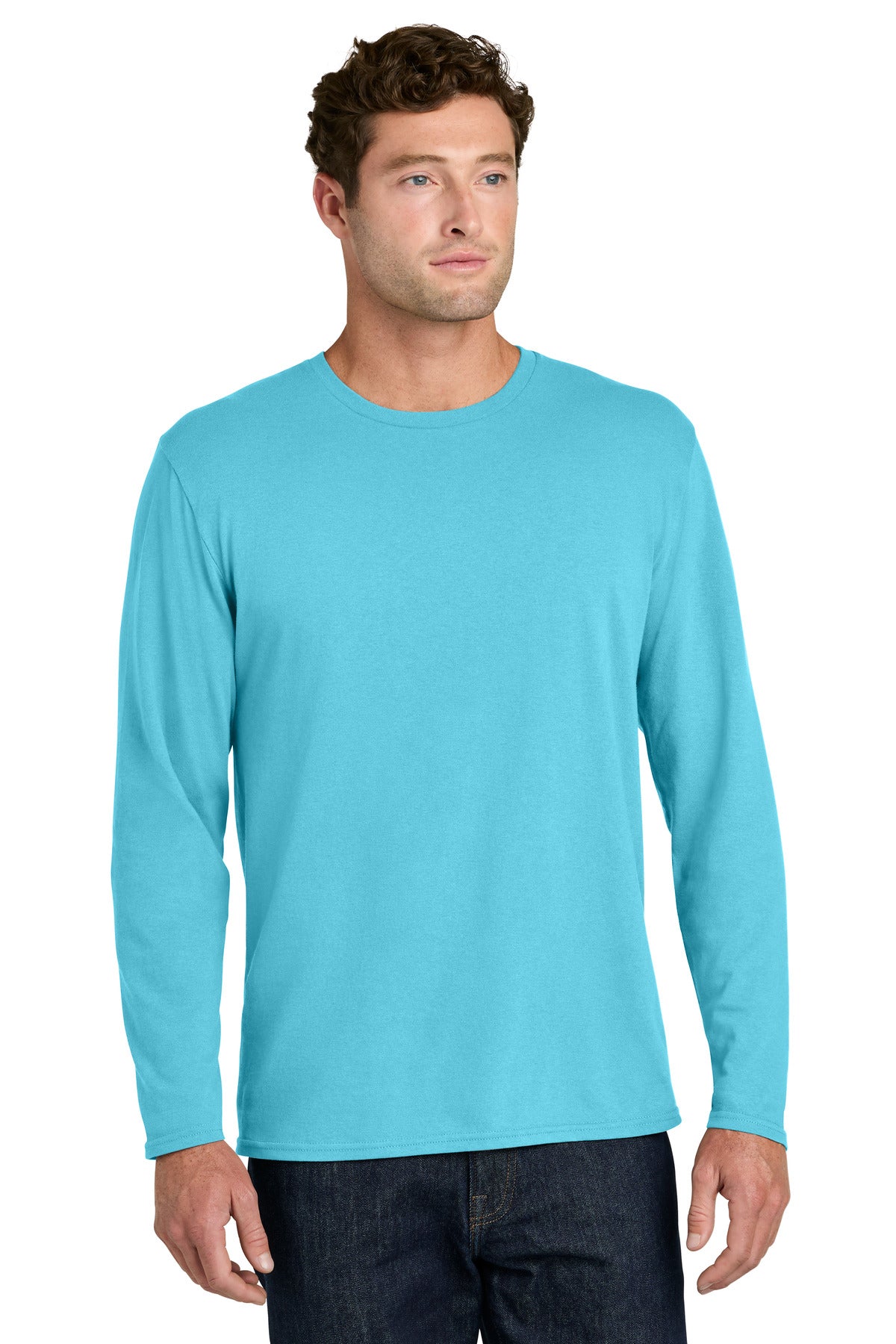 Port & Co® Easy Cotton Long Sleeve Tee PC43LS