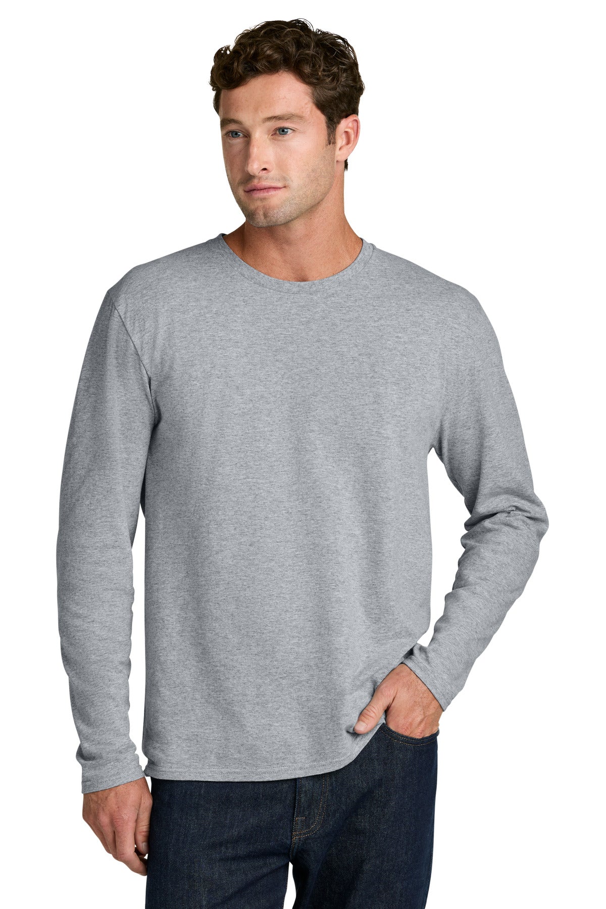 Port & Co® Easy Cotton Long Sleeve Tee PC43LS
