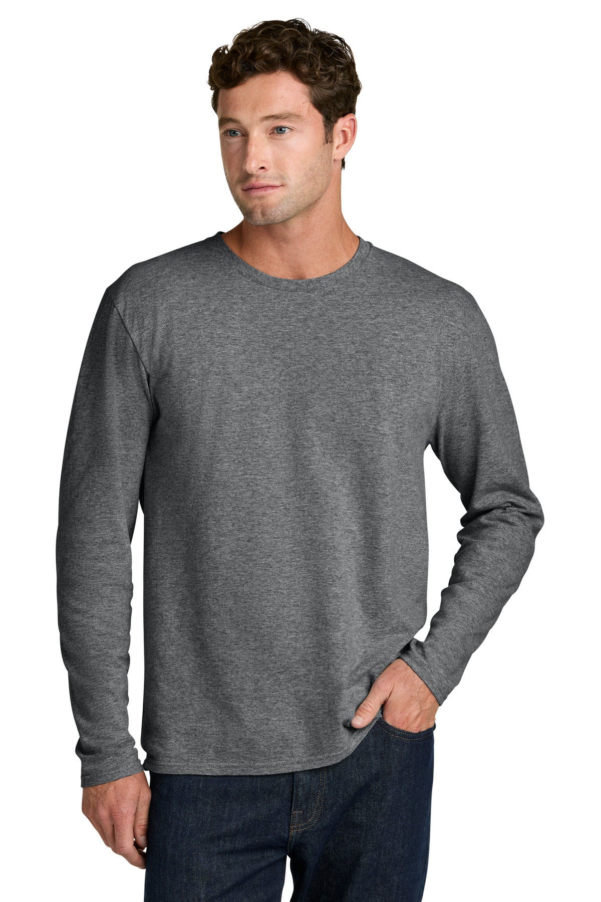 Port & Co® Easy Cotton Long Sleeve Tee PC43LS