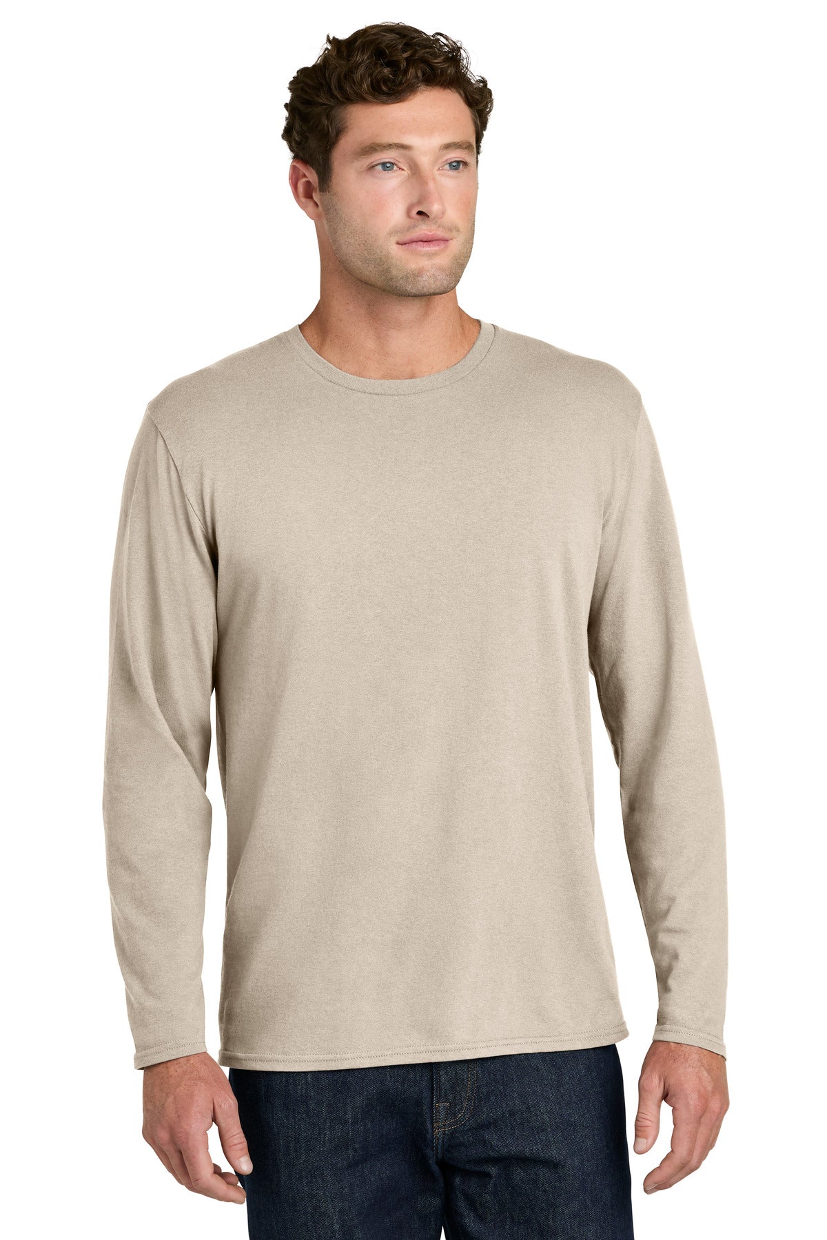 Port & Co® Easy Cotton Long Sleeve Tee PC43LS