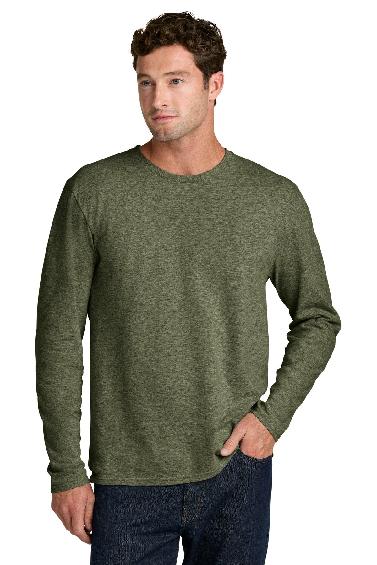 Port & Co® Easy Cotton Long Sleeve Tee PC43LS