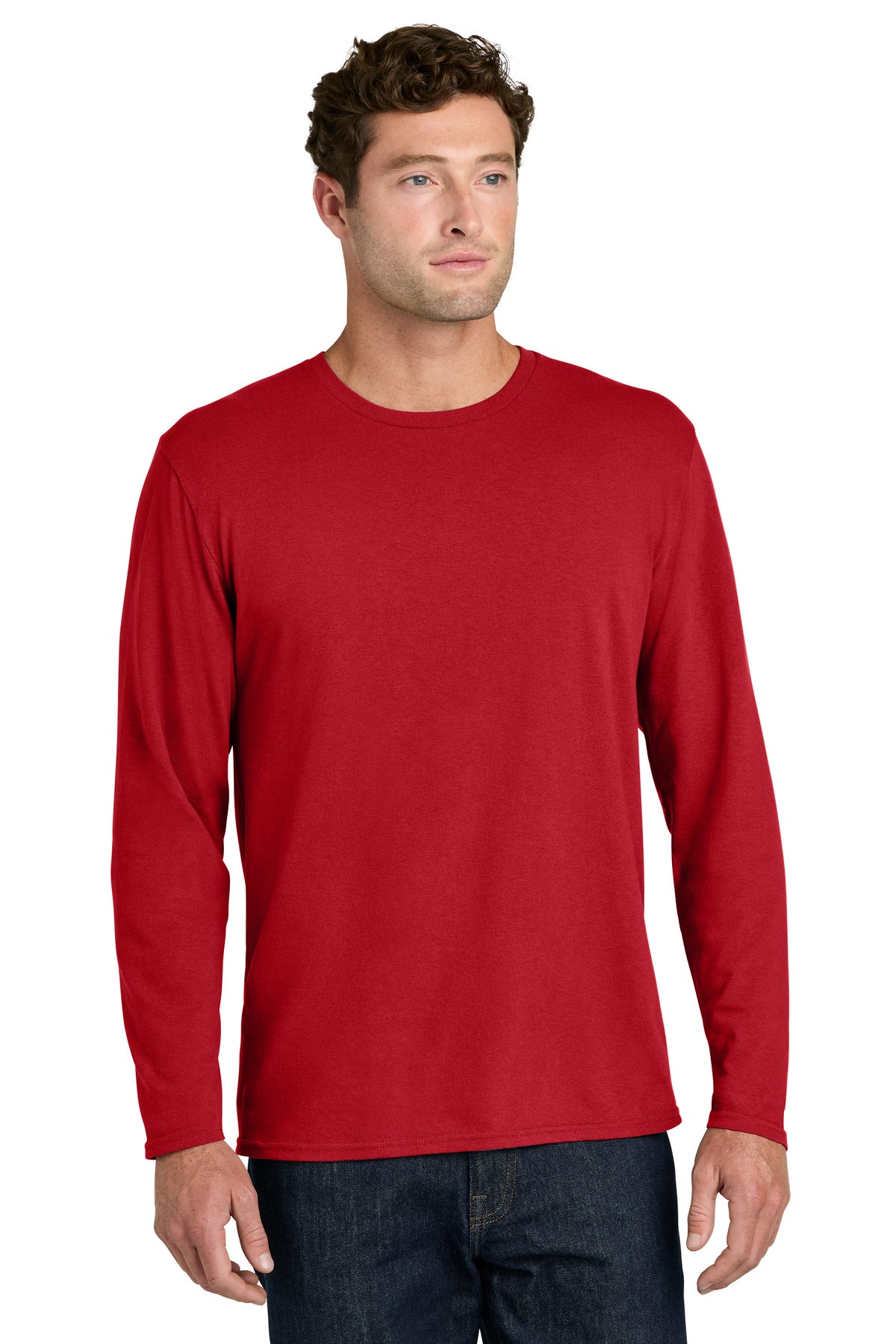 Port & Co® Easy Cotton Long Sleeve Tee PC43LS