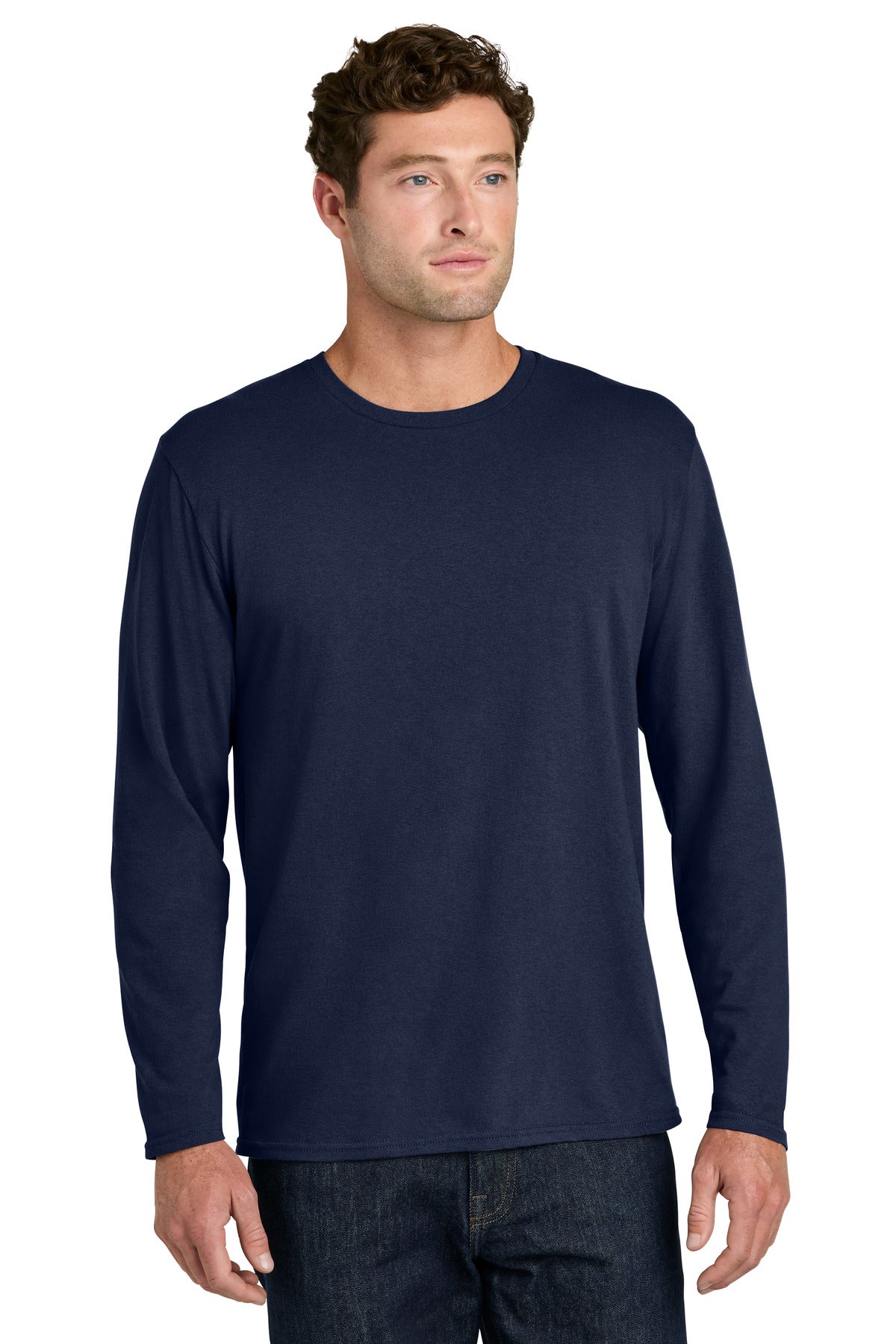 Port & Co® Easy Cotton Long Sleeve Tee PC43LS
