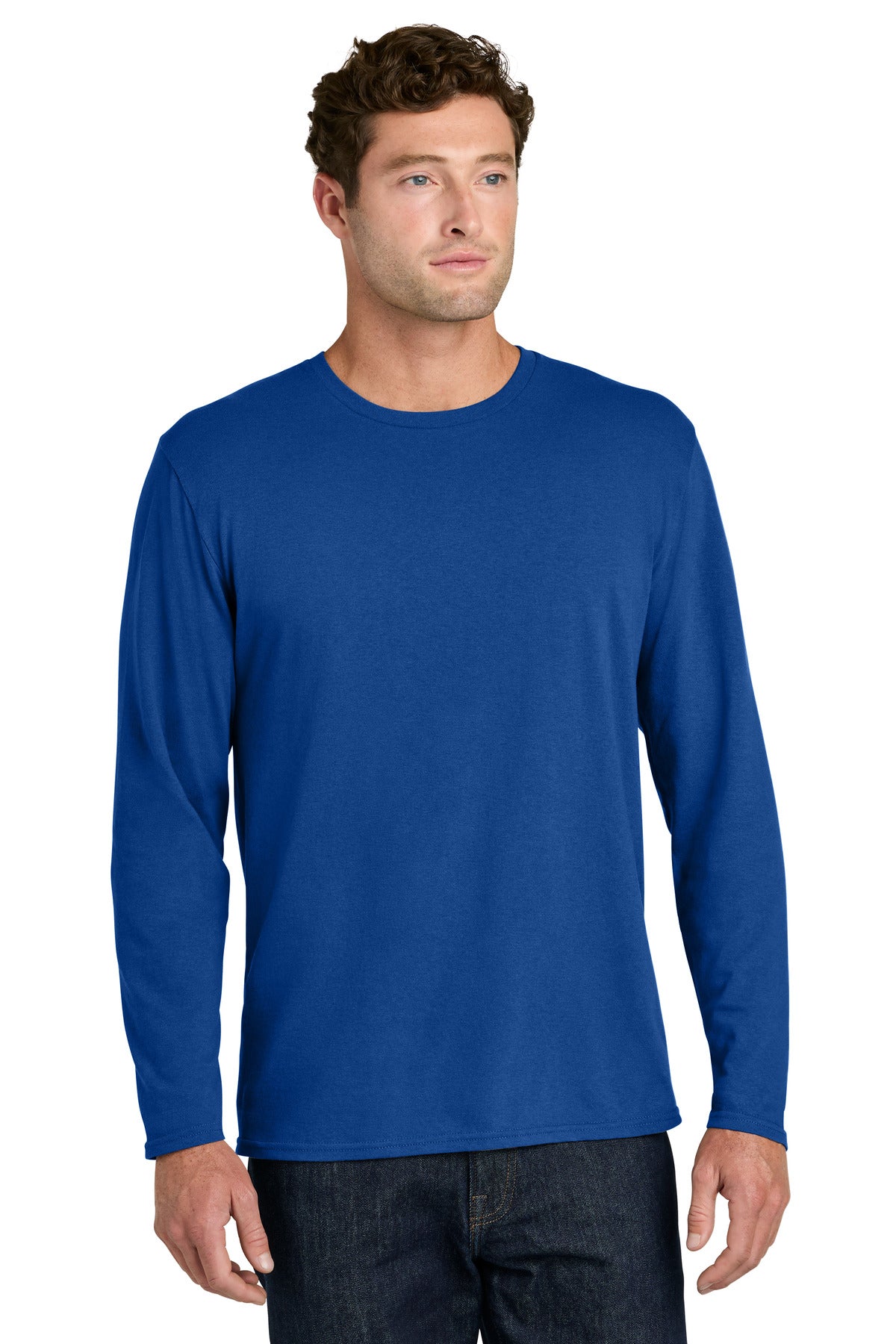 Port & Co® Easy Cotton Long Sleeve Tee PC43LS
