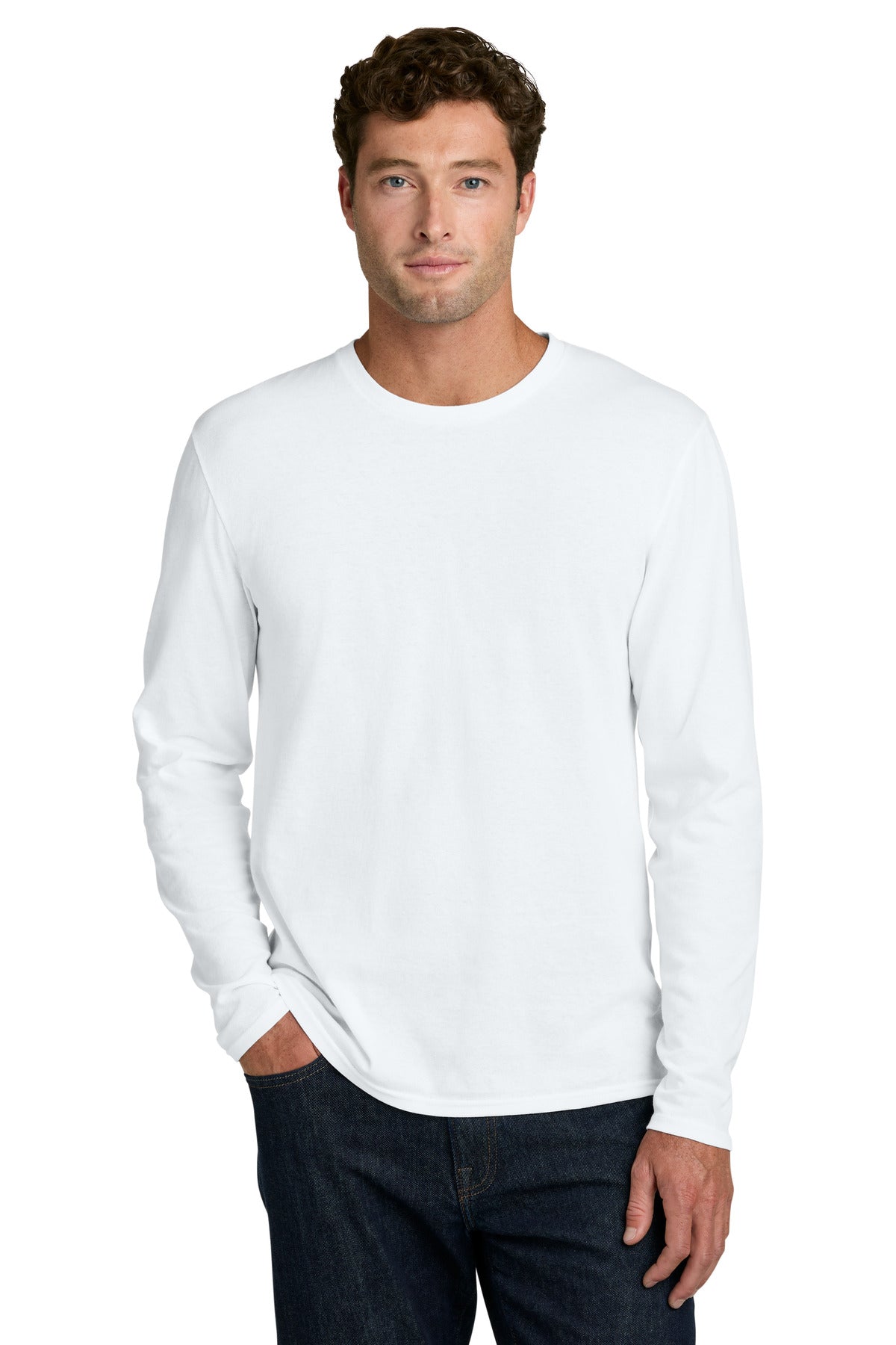 Port & Co® Easy Cotton Long Sleeve Tee PC43LS
