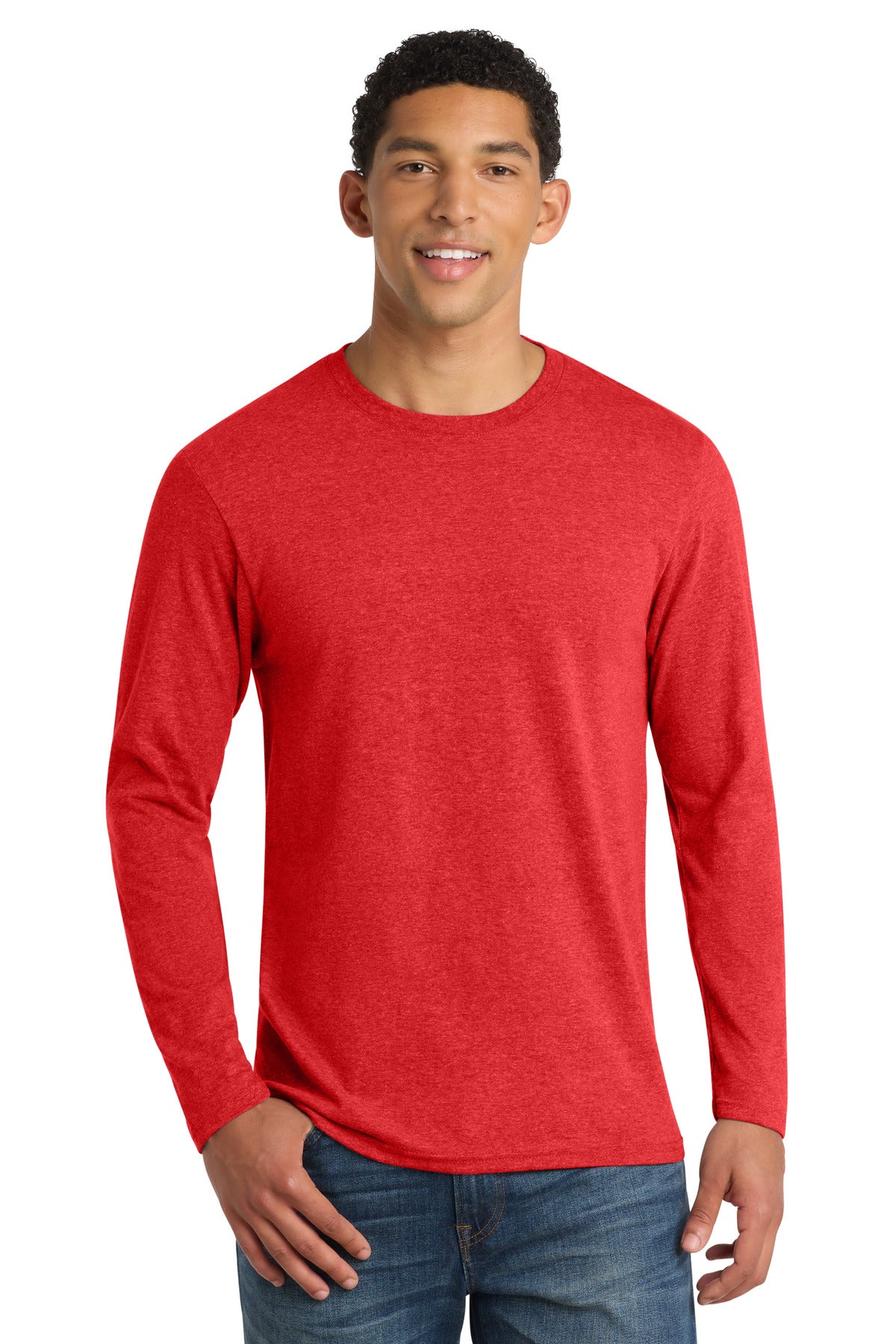 Port & Co® Long Sleeve Fan Favorite ™ Blend Tee. PC455LS