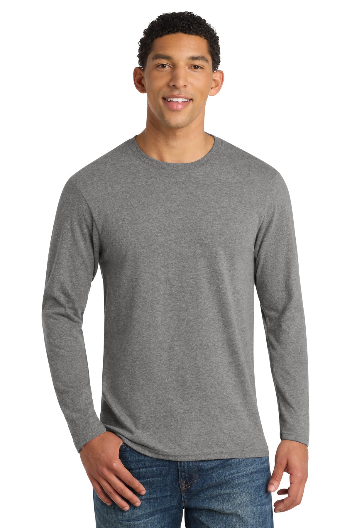 Port & Co® Long Sleeve Fan Favorite ™ Blend Tee. PC455LS