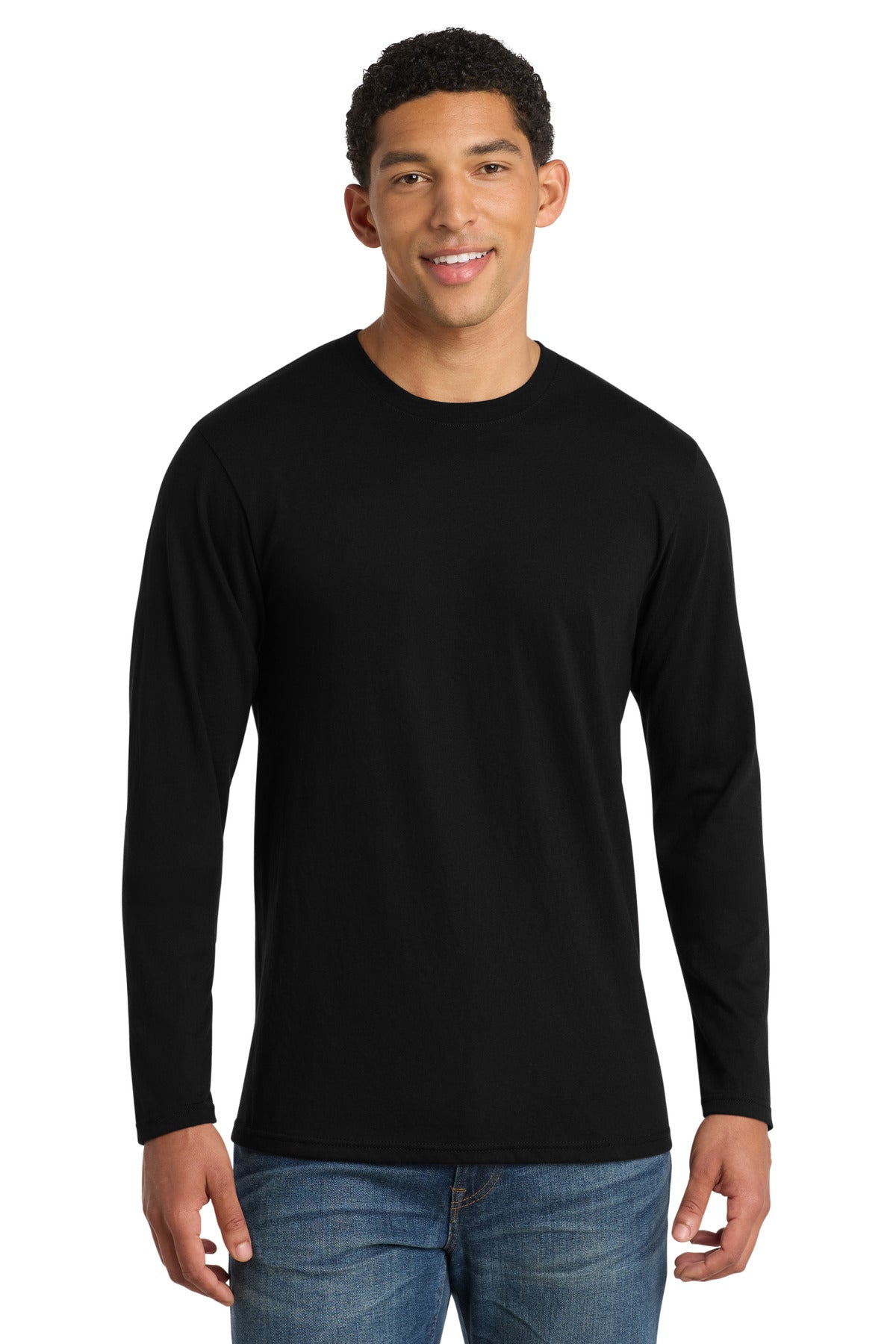 Port & Co® Long Sleeve Fan Favorite ™ Blend Tee. PC455LS