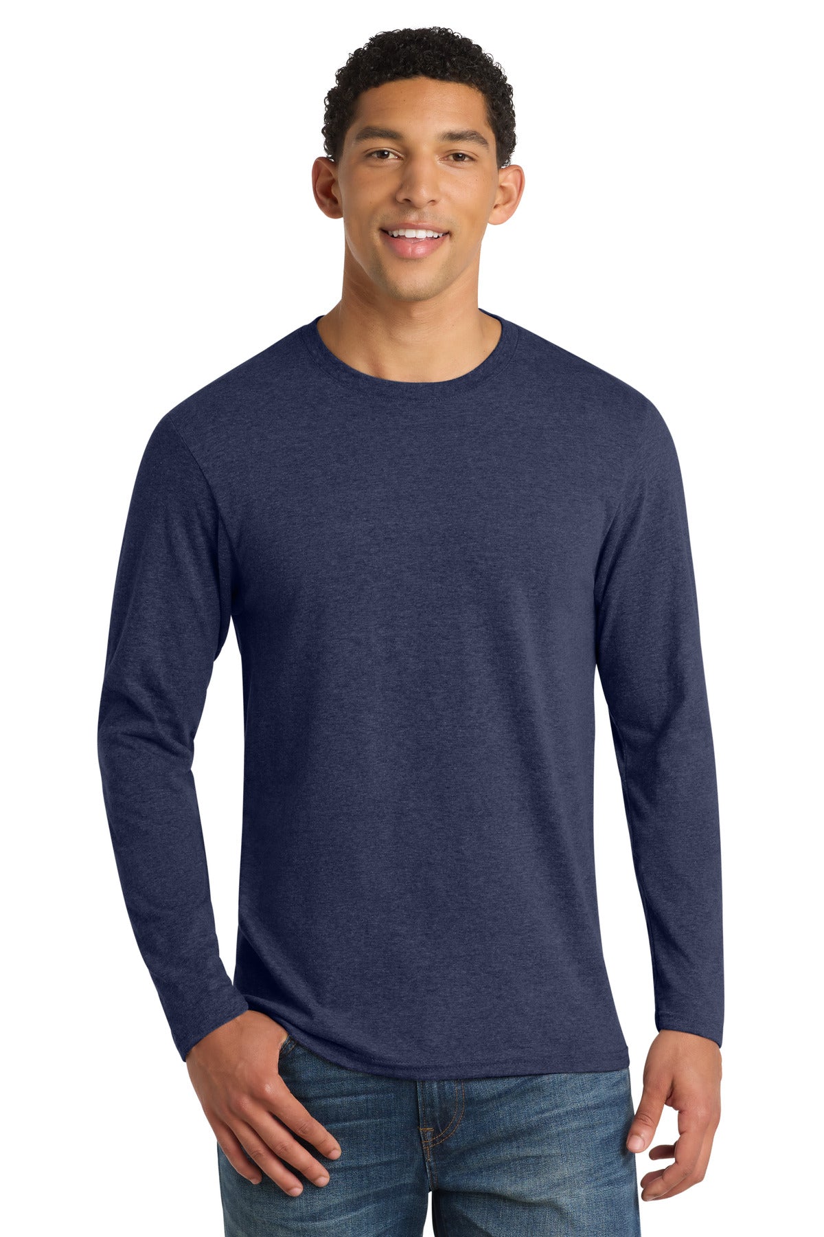Port & Co® Long Sleeve Fan Favorite ™ Blend Tee. PC455LS