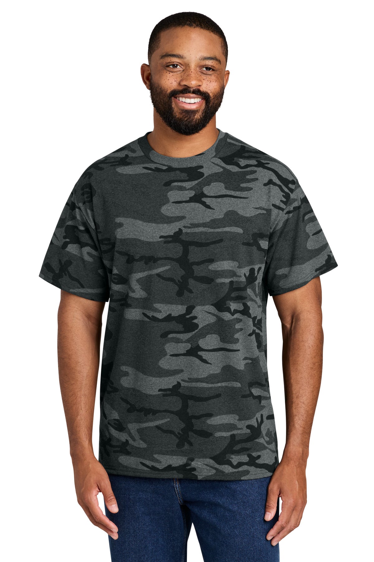 Port & Co® Core Cotton Camo Tee.  PC54C