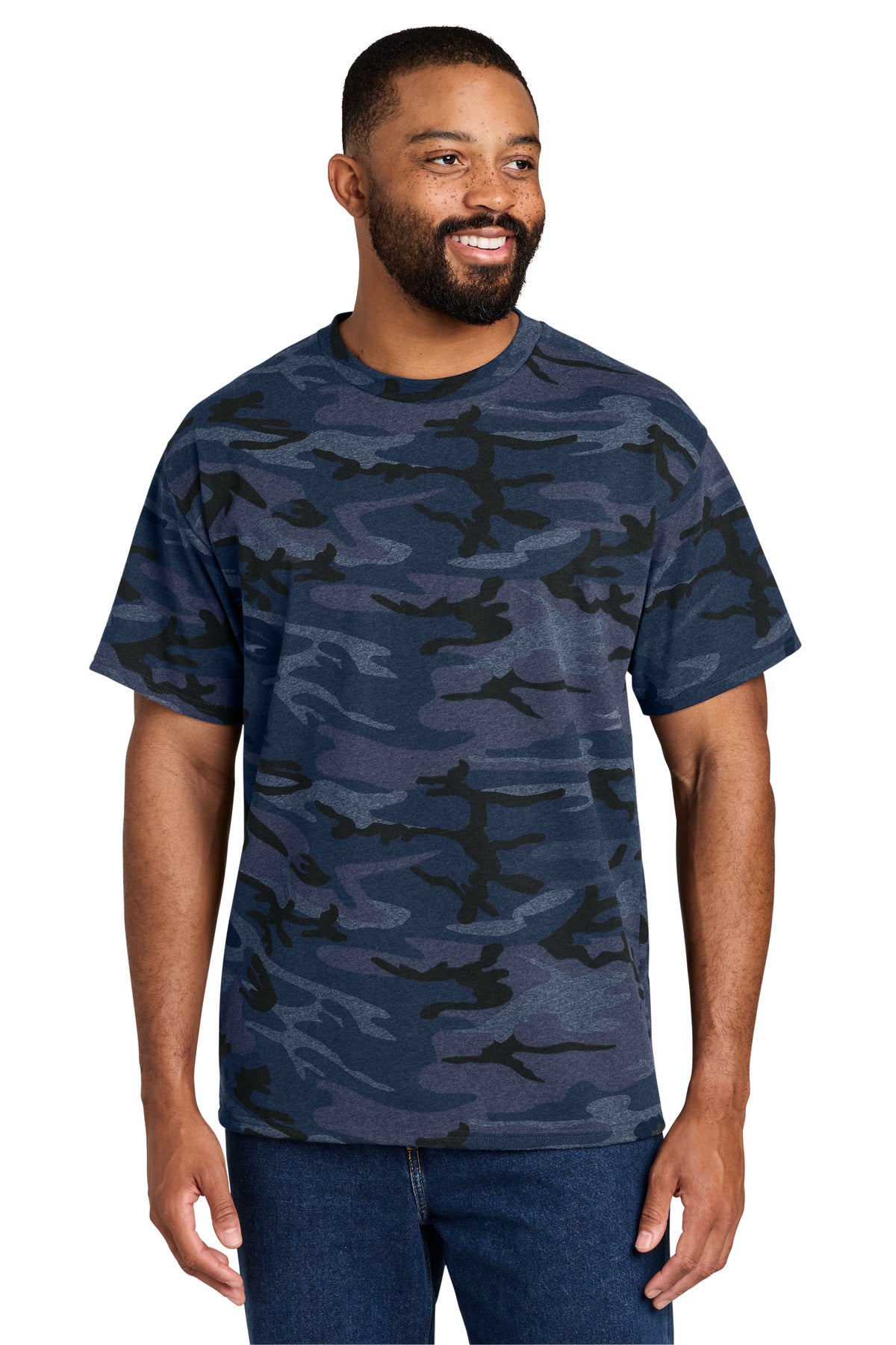 Port & Co® Core Cotton Camo Tee.  PC54C