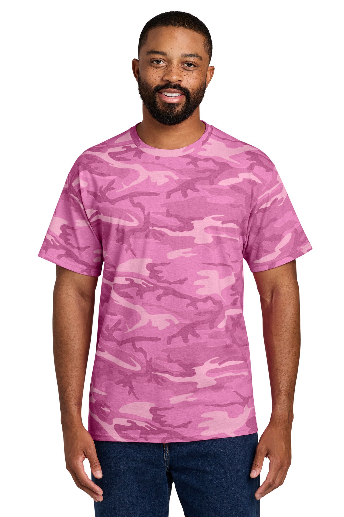 Port & Co® Core Cotton Camo Tee.  PC54C
