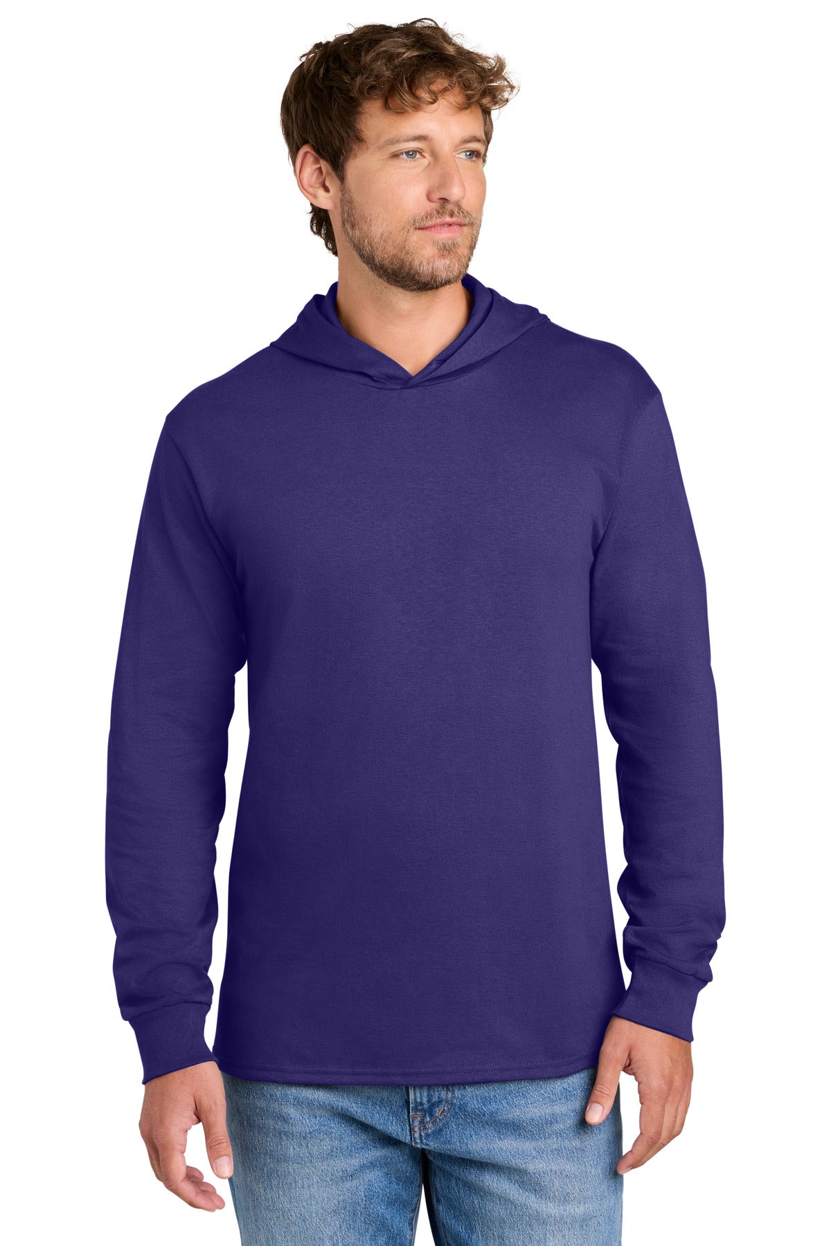 Port & Co® Core Cotton Pullover Hooded Tee PC54H