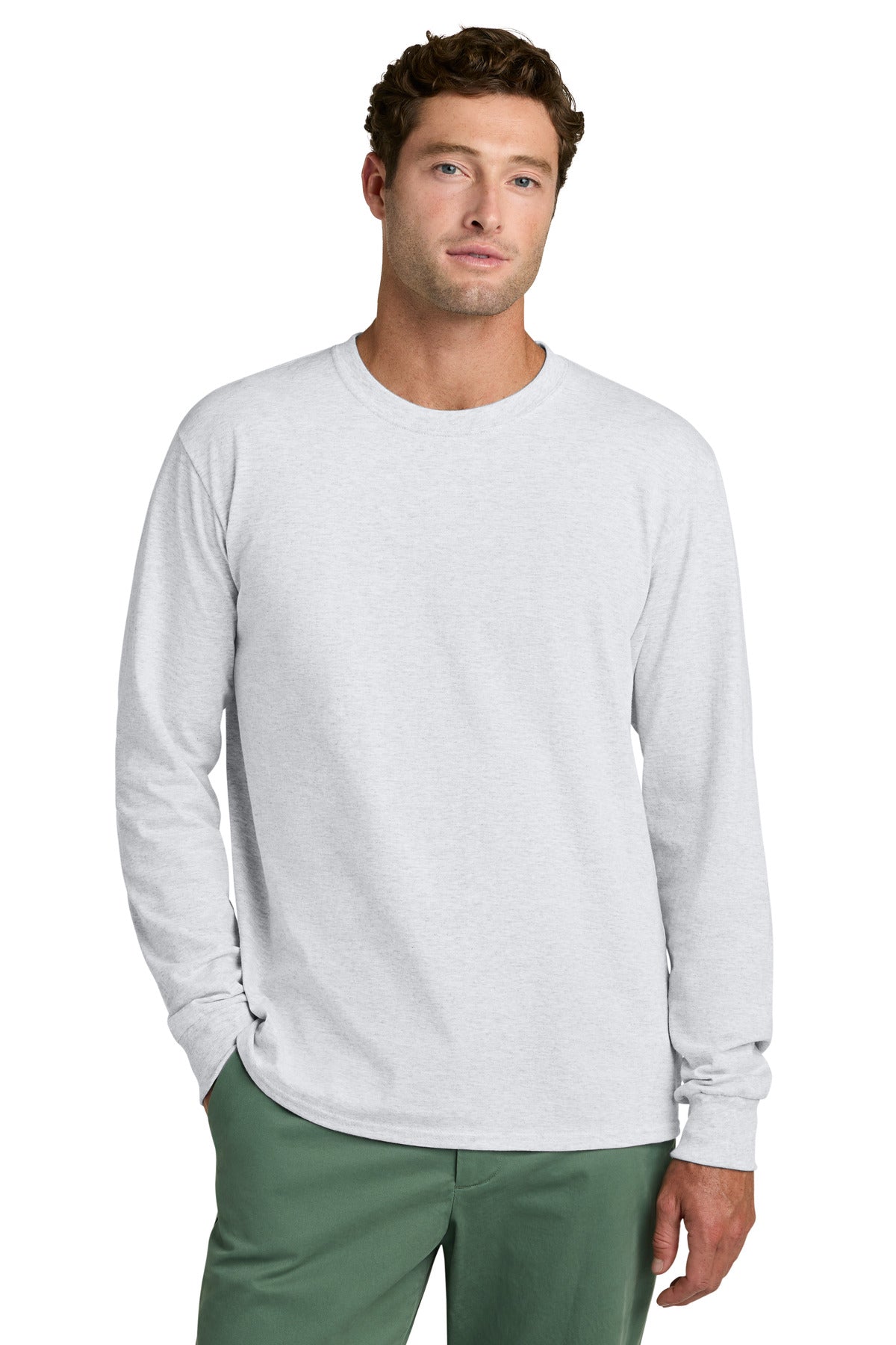 Port & Co® Long Sleeve Core Cotton Tee. PC54LS
