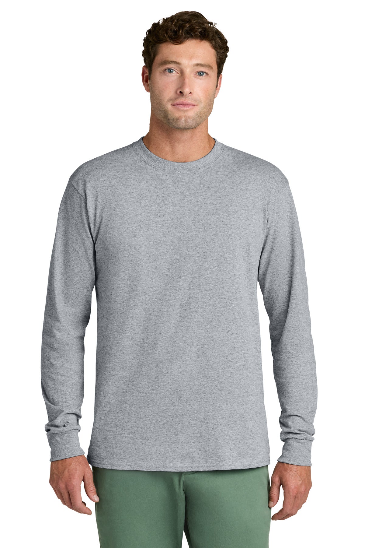 Port & Co® Long Sleeve Core Cotton Tee. PC54LS