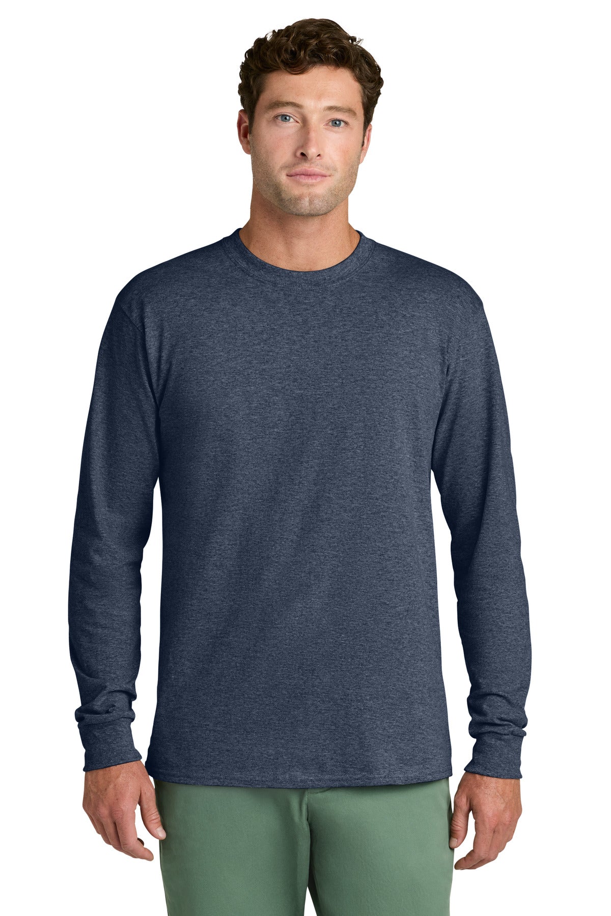 Port & Co® Long Sleeve Core Cotton Tee. PC54LS