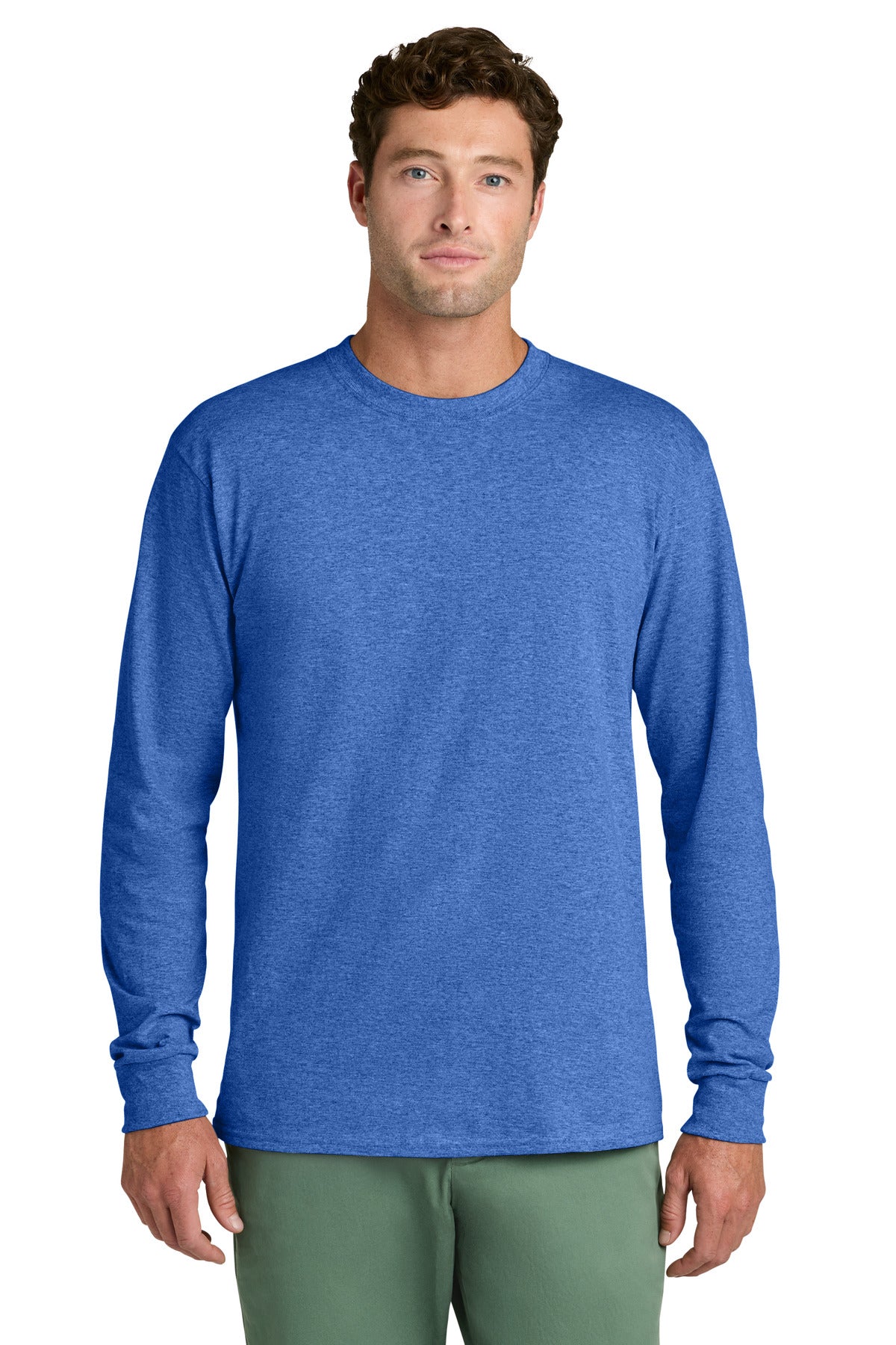 Port & Co® Long Sleeve Core Cotton Tee. PC54LS