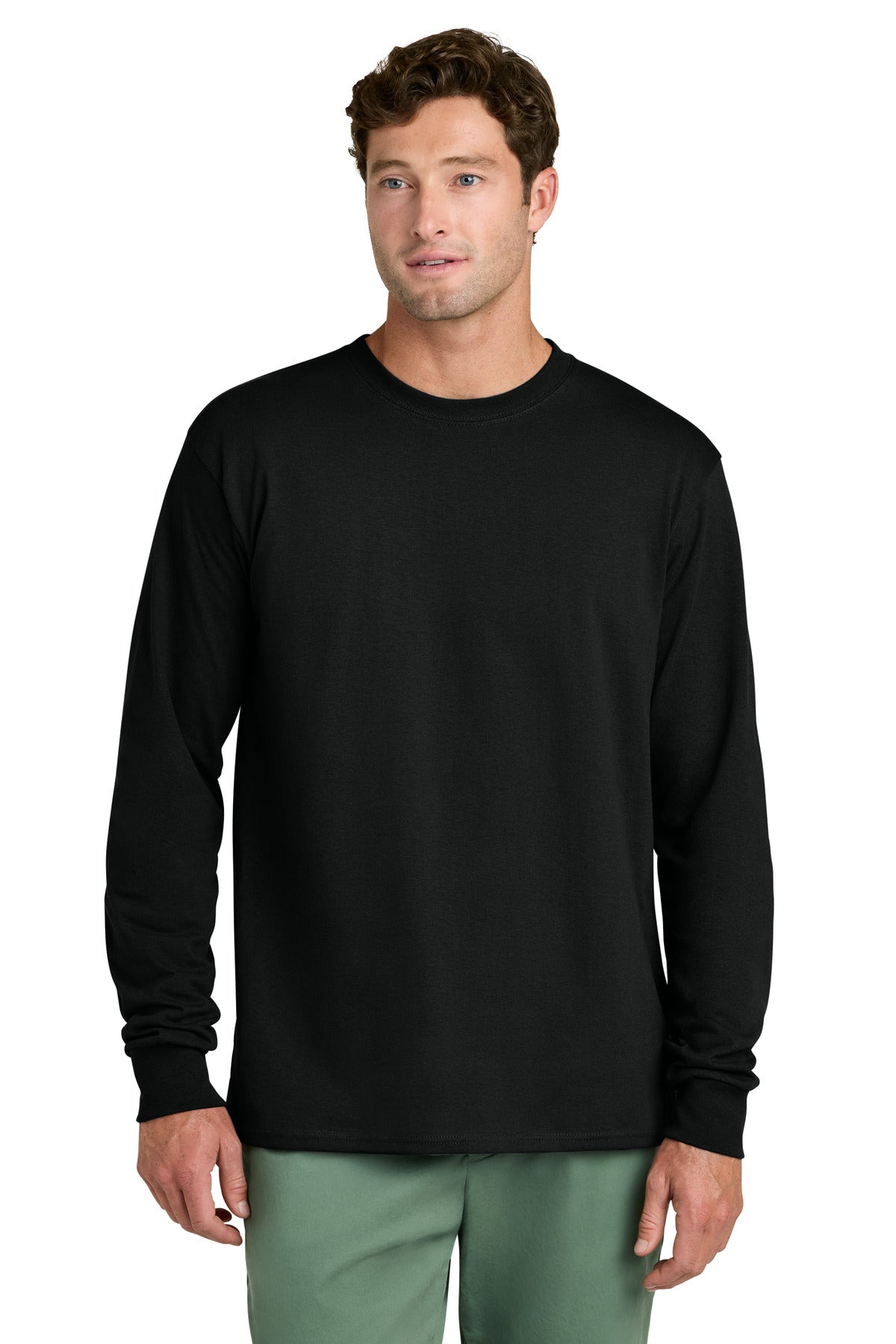 Port & Co® Long Sleeve Core Cotton Tee. PC54LS