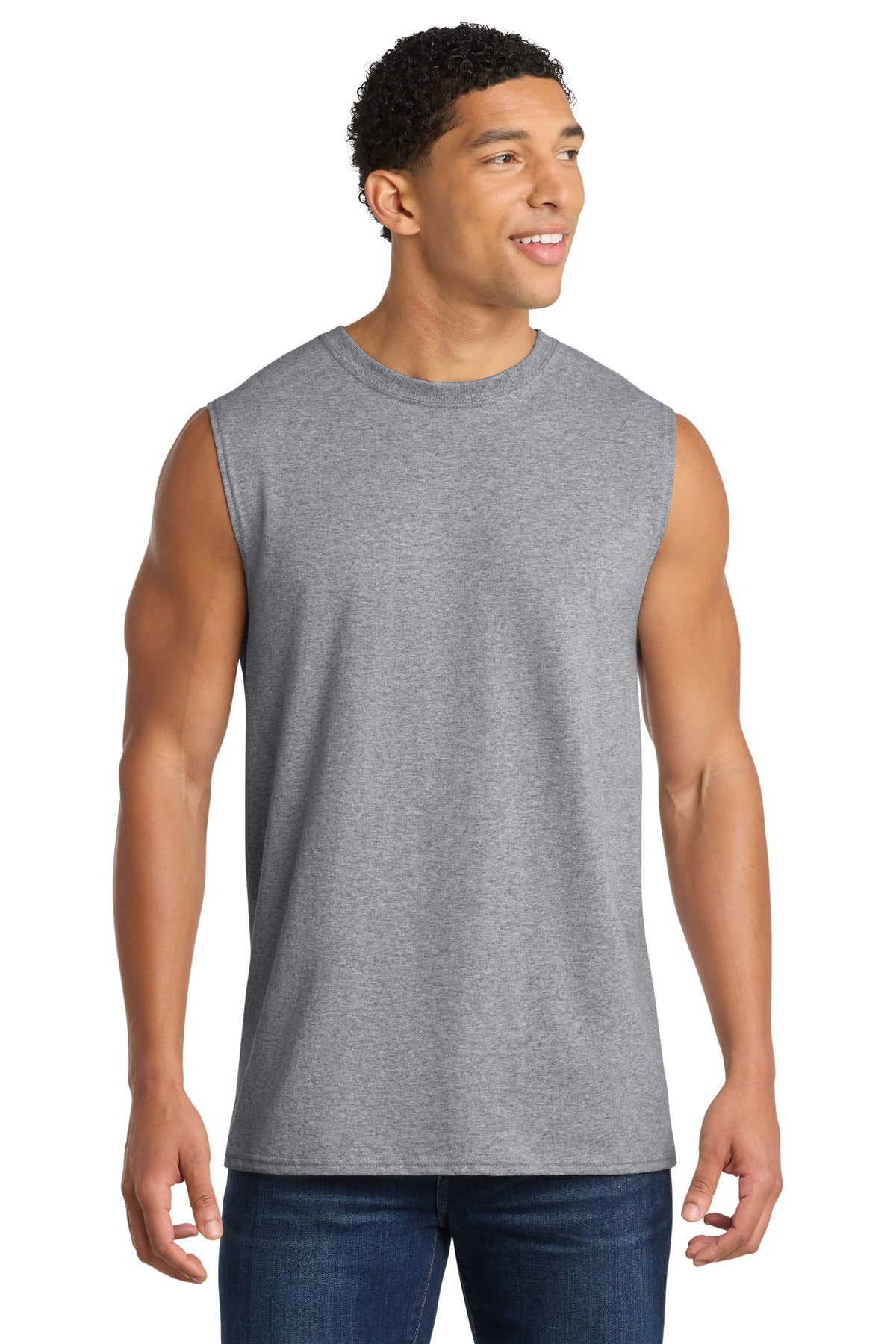 Port & Co® Core Cotton Sleeveless Tee. PC54SL