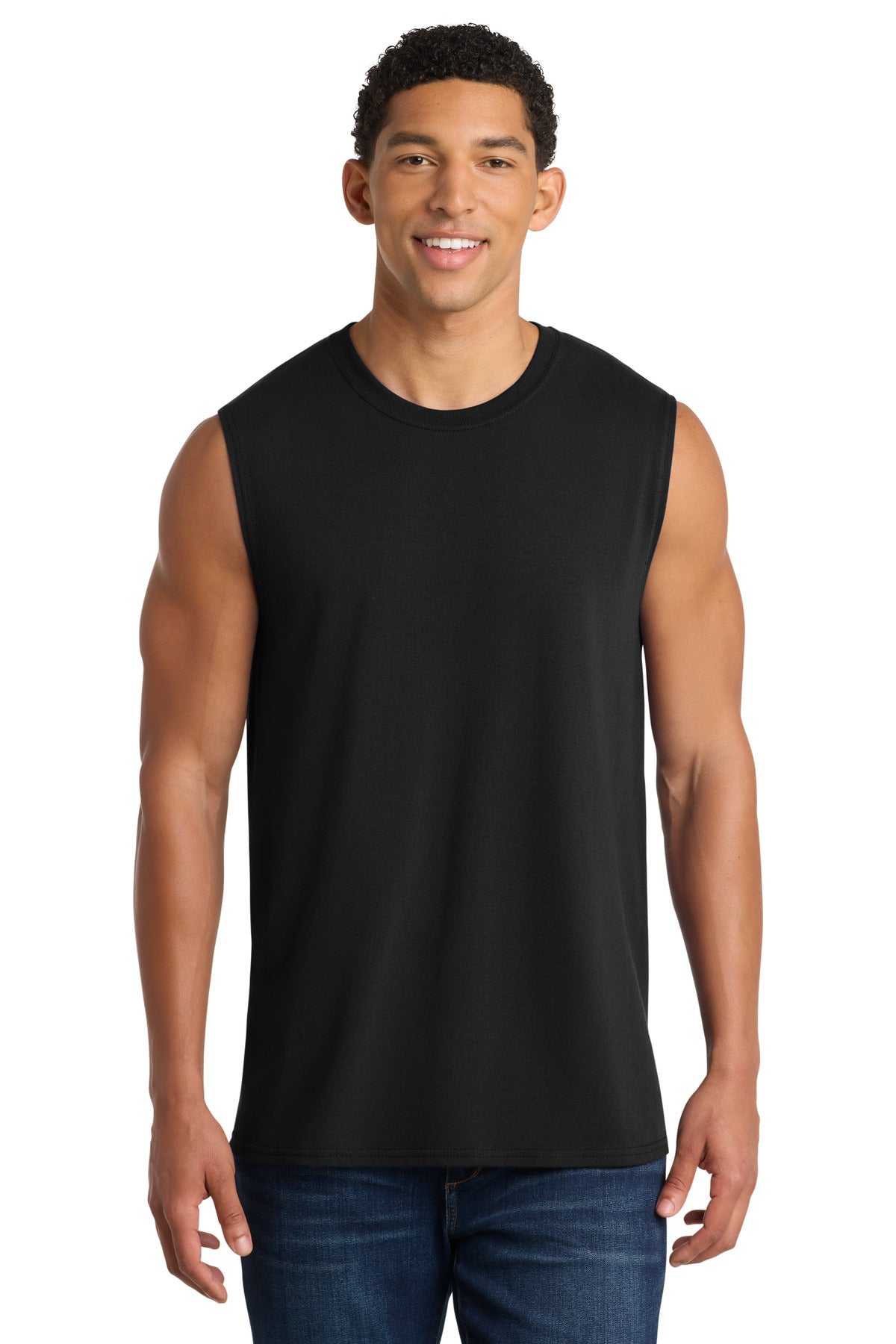 Port & Co® Core Cotton Sleeveless Tee. PC54SL