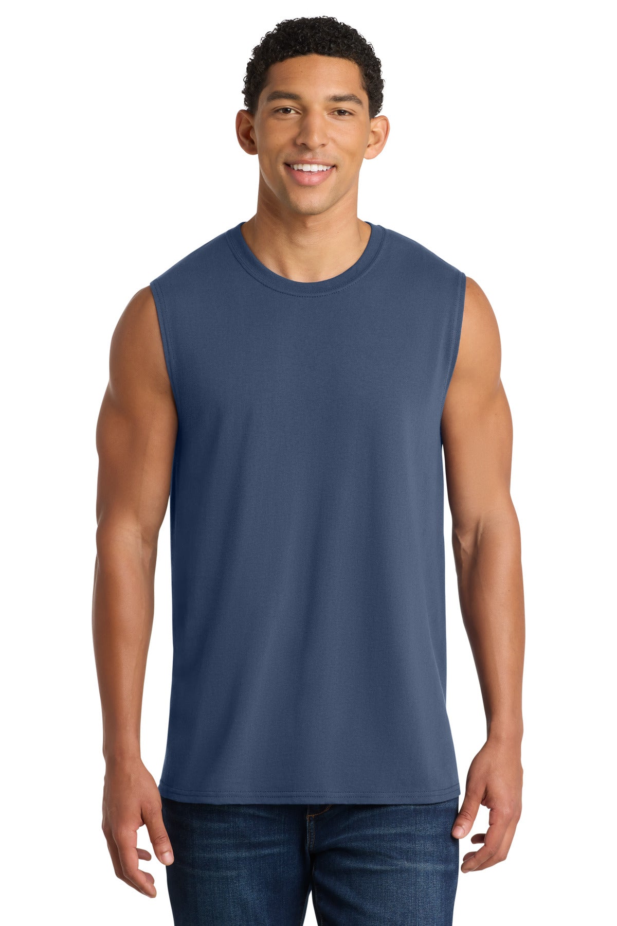 Port & Co® Core Cotton Sleeveless Tee. PC54SL