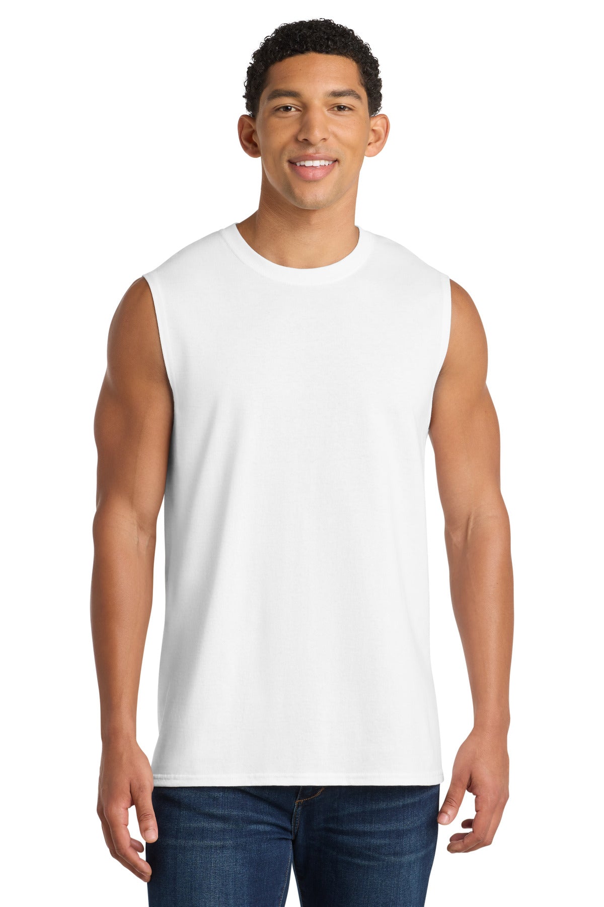 Port & Co® Core Cotton Sleeveless Tee. PC54SL