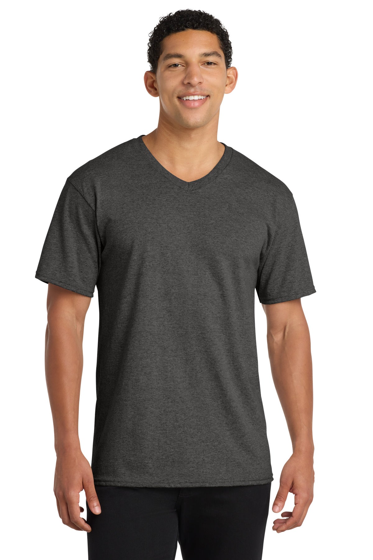 Port & Co® Core Cotton V-Neck Tee. PC54V