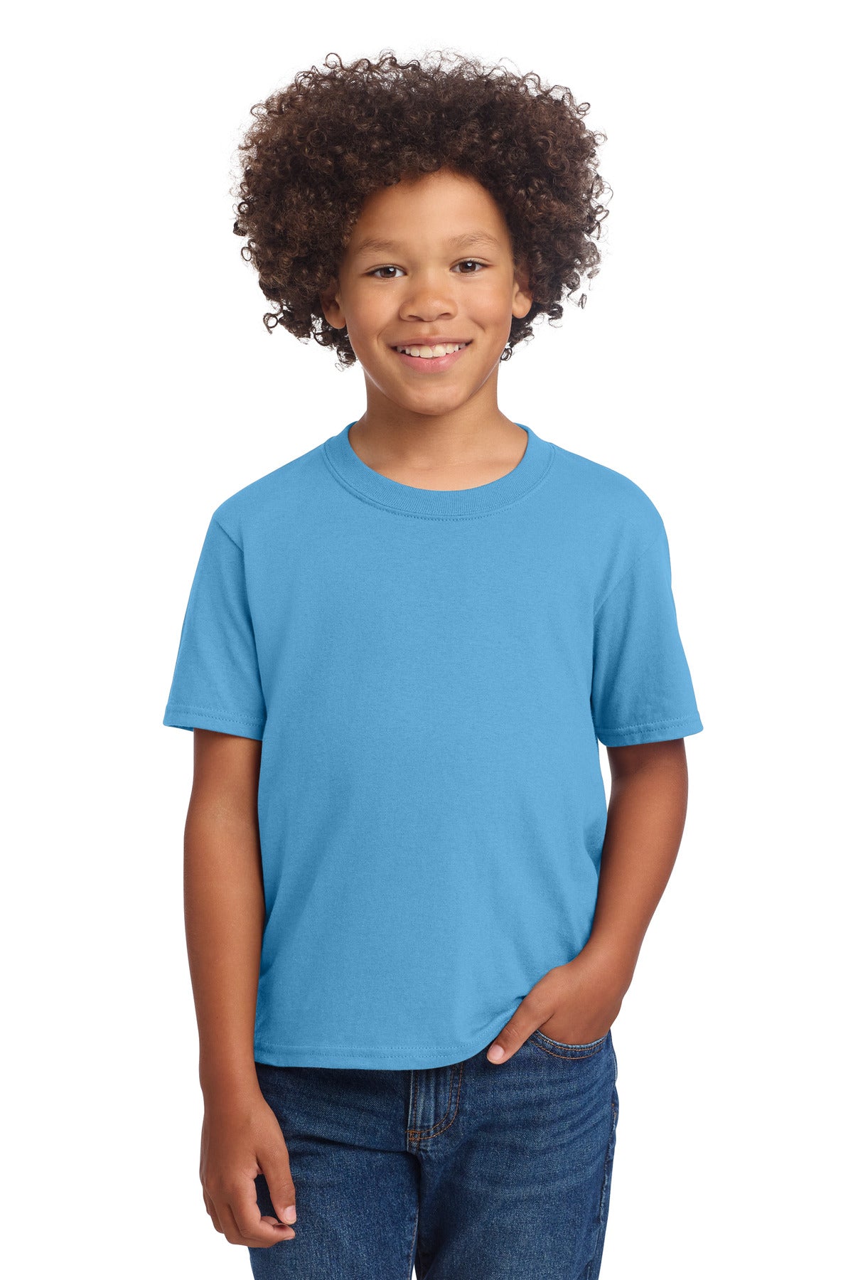Port & Co® Youth Core Cotton DTG Tee PC54YDTG