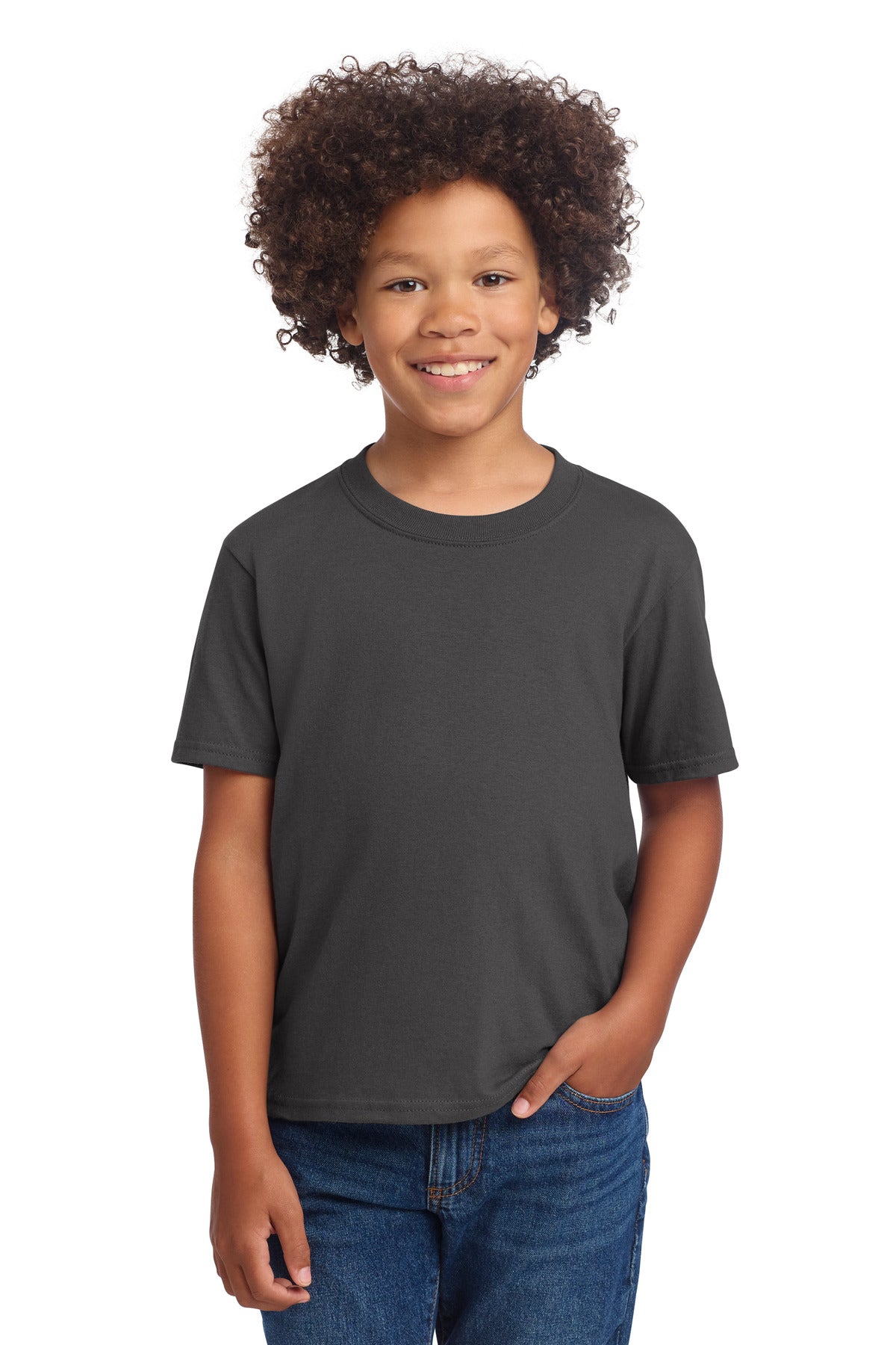 Port & Co® Youth Core Cotton DTG Tee PC54YDTG
