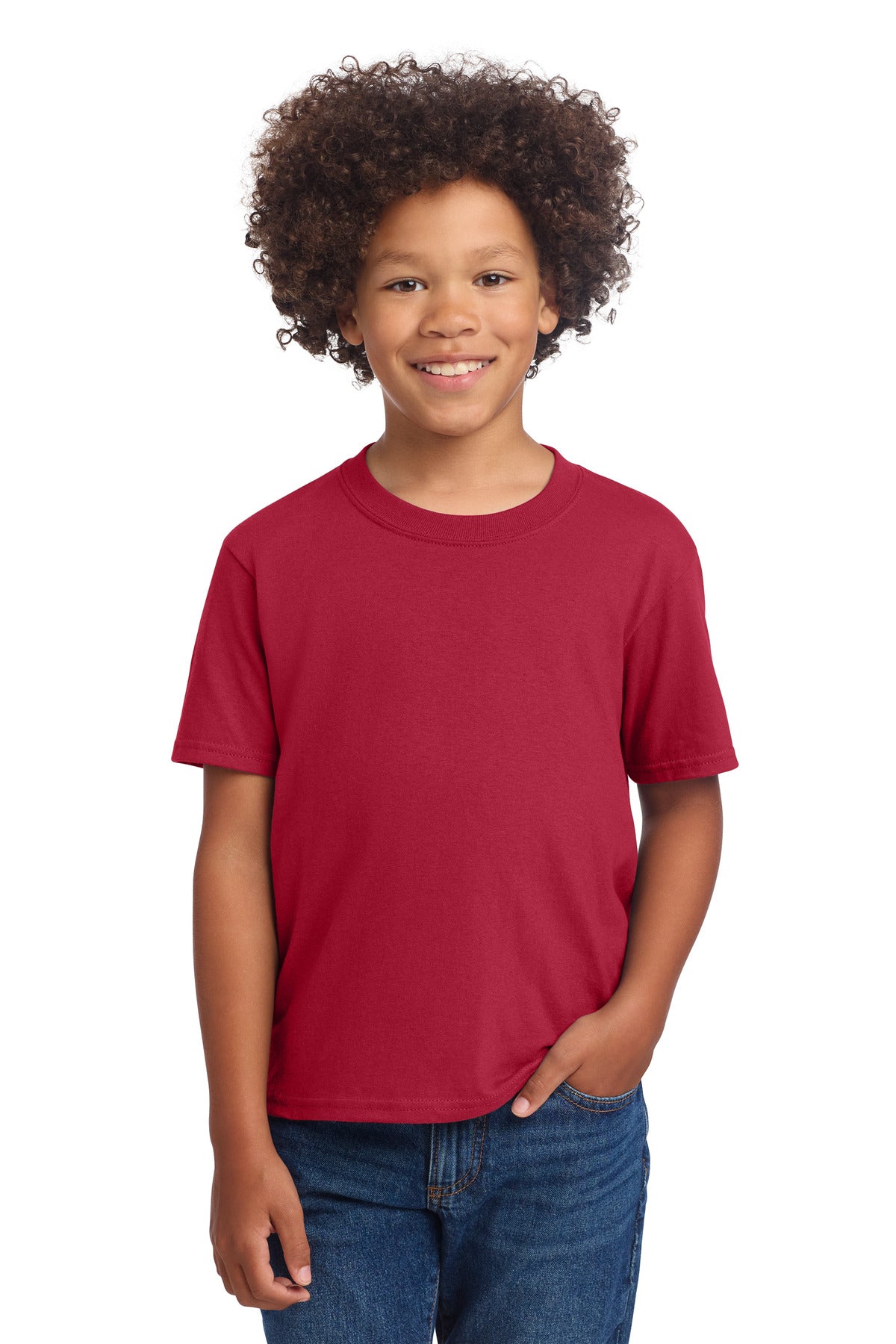 Port & Co® Youth Core Cotton DTG Tee PC54YDTG