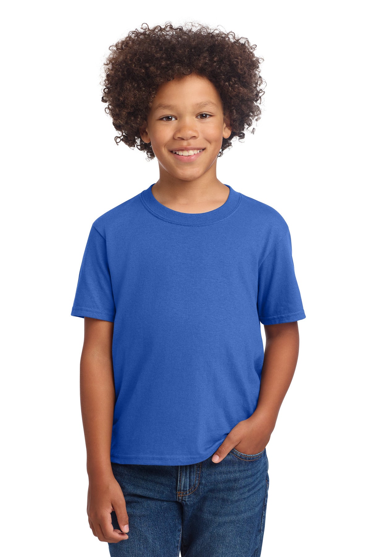 Port & Co® Youth Core Cotton DTG Tee PC54YDTG