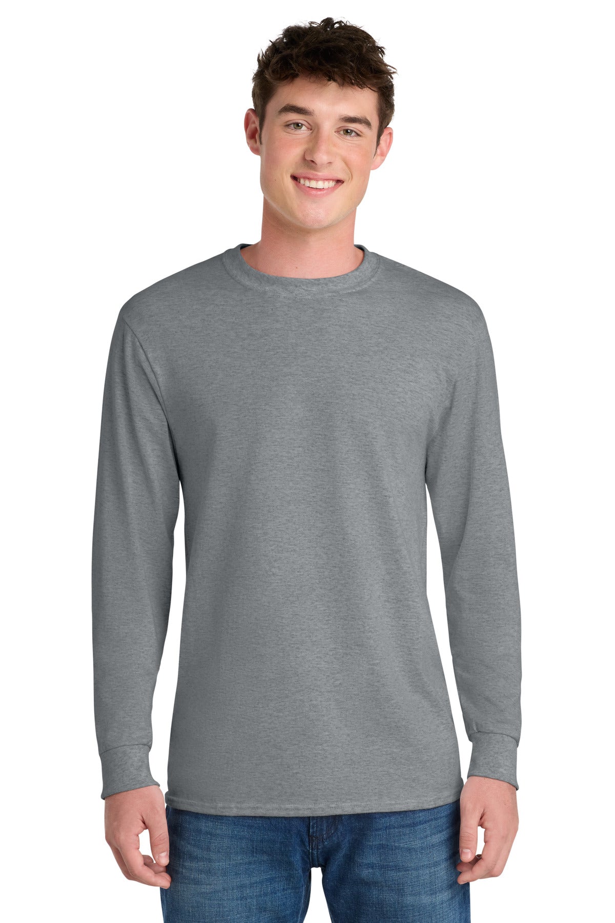 Port & Co® Tall Long Sleeve Core Blend Tee. PC55LST