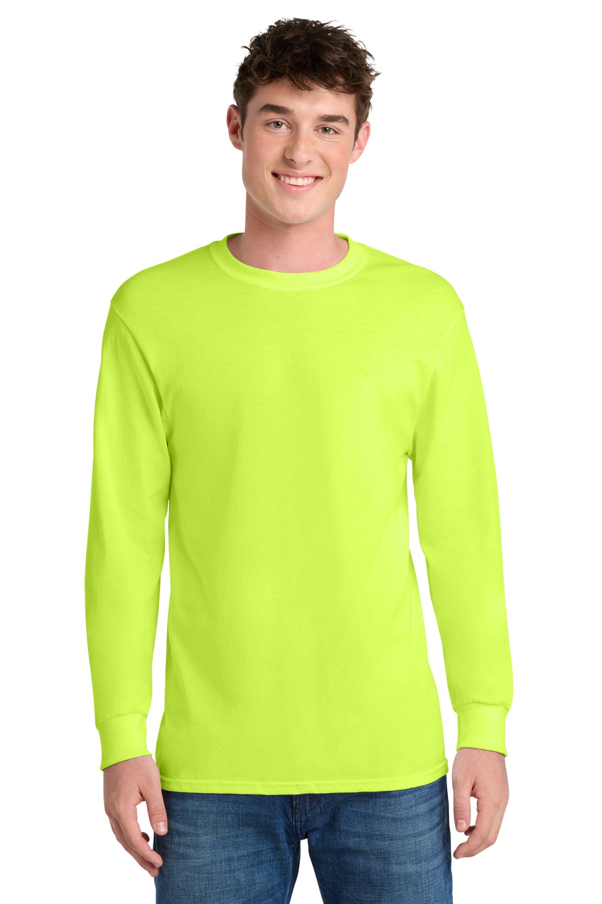 Port & Co® Tall Long Sleeve Core Blend Tee. PC55LST