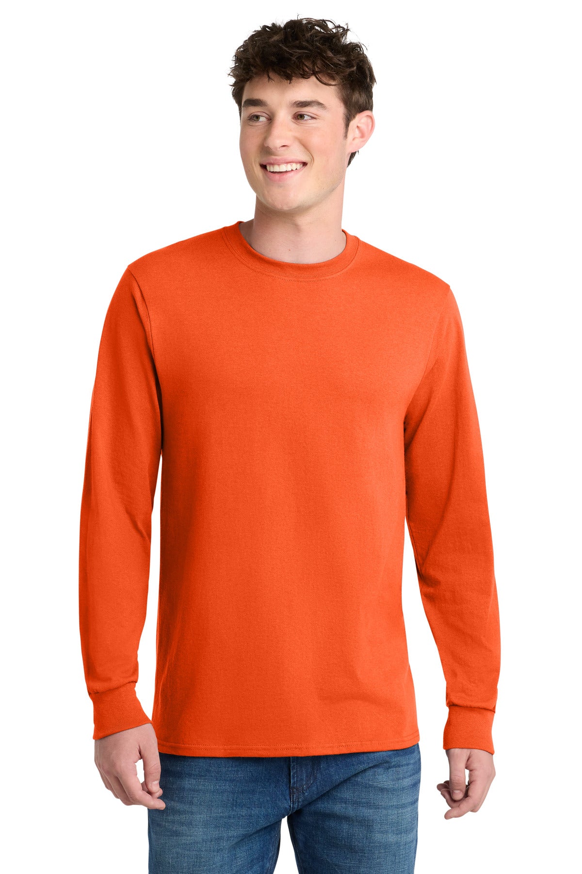 Port & Co® Tall Long Sleeve Core Blend Tee. PC55LST
