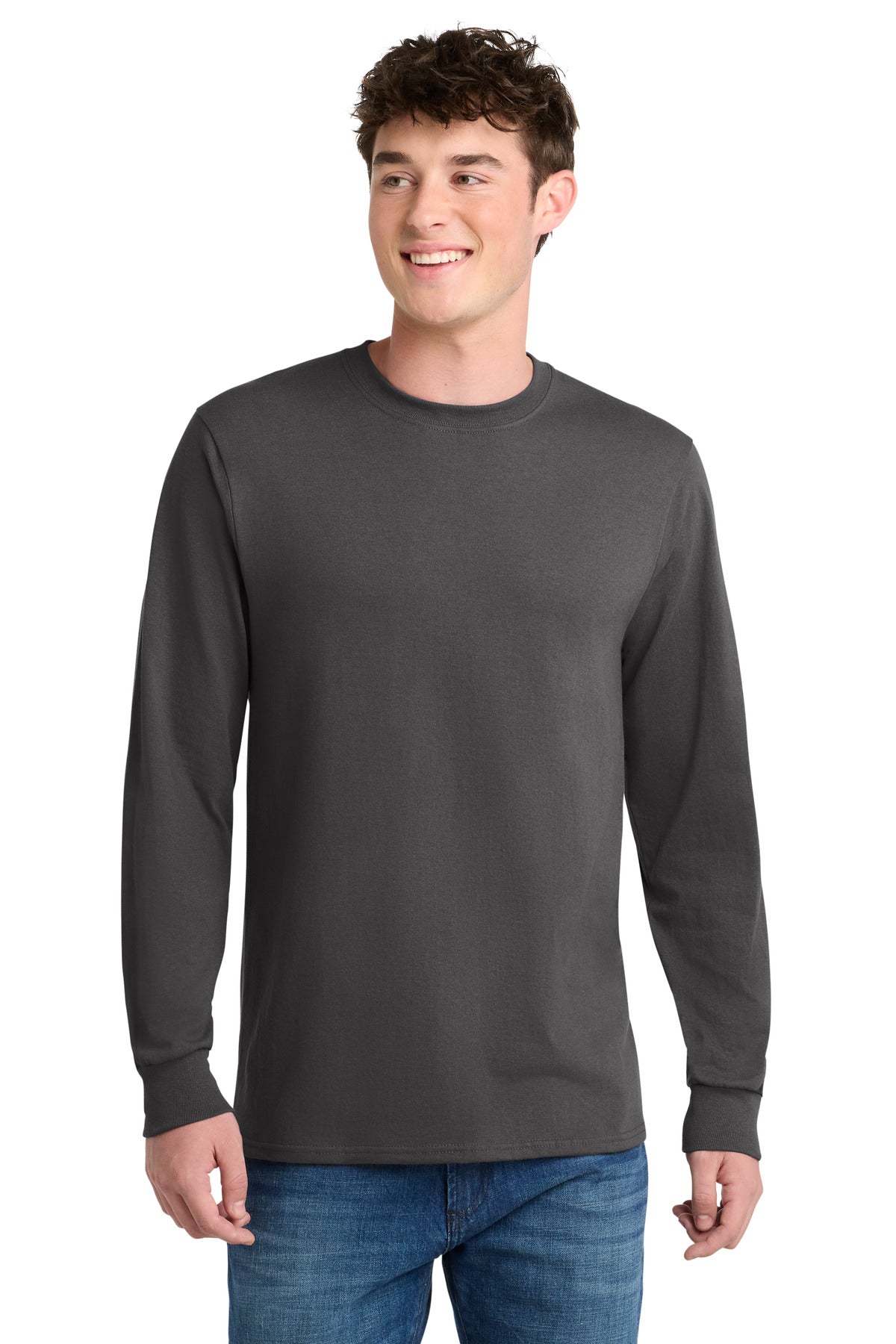 Port & Co® Tall Long Sleeve Core Blend Tee. PC55LST