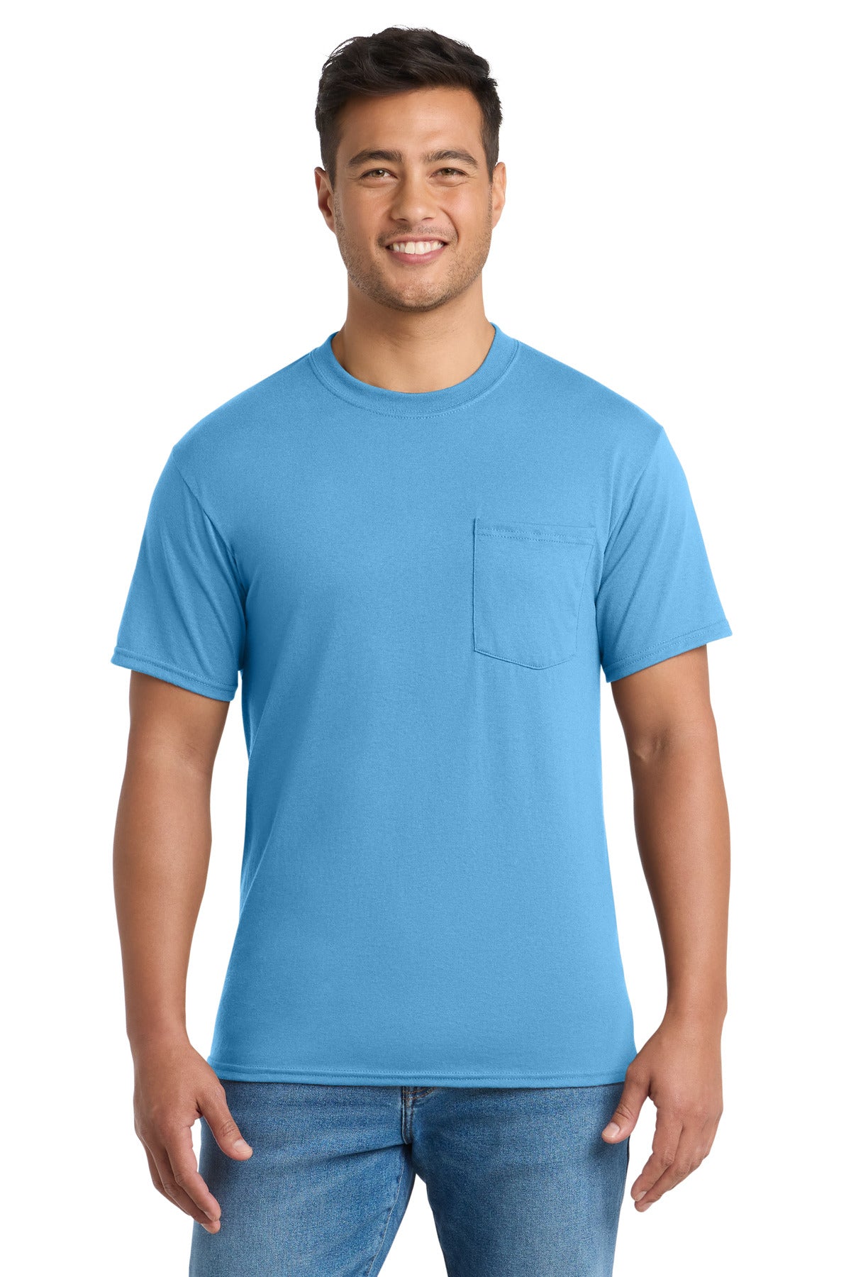 Port & Co® Core Blend Pocket Tee. PC55P