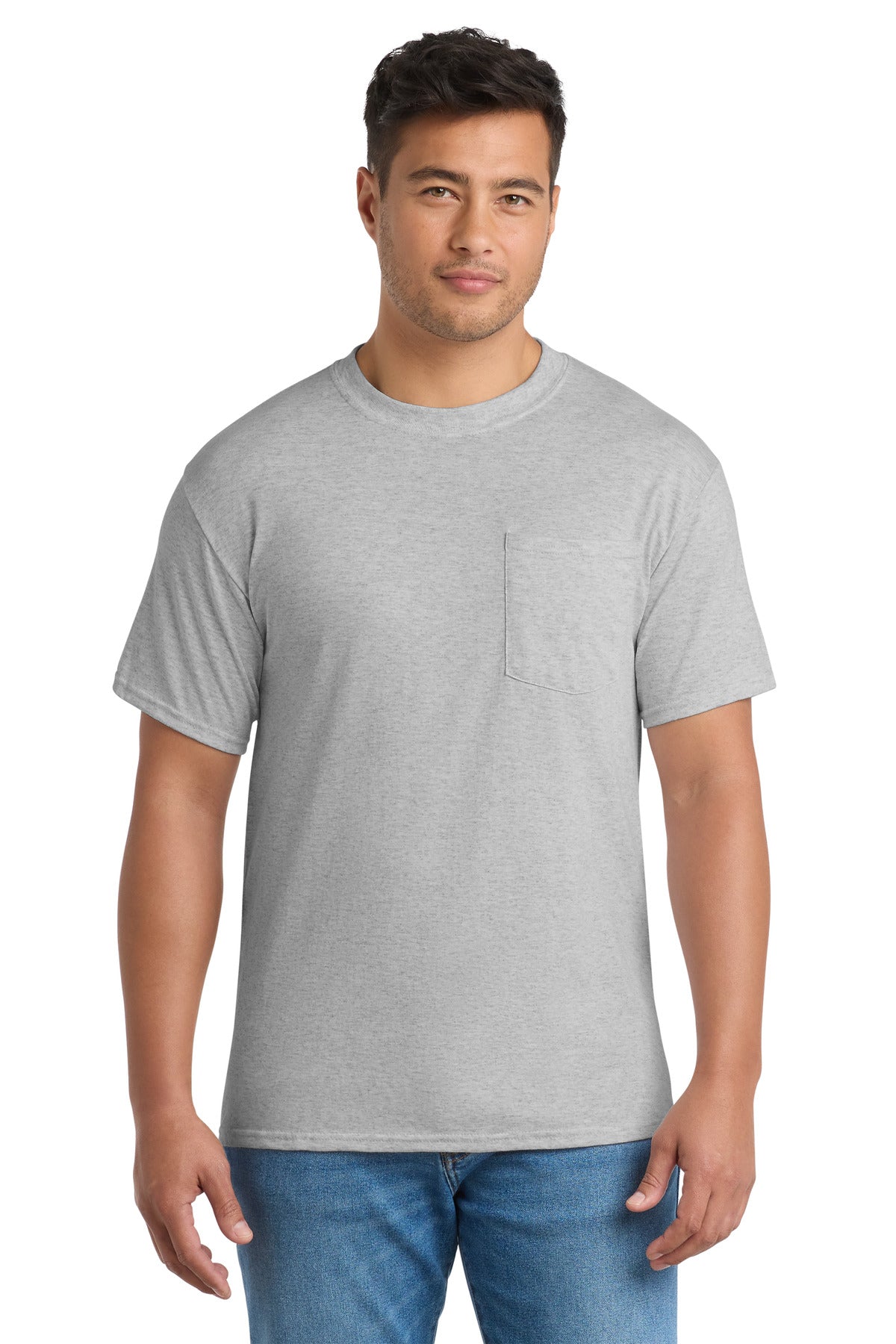 Port & Co® Core Blend Pocket Tee. PC55P