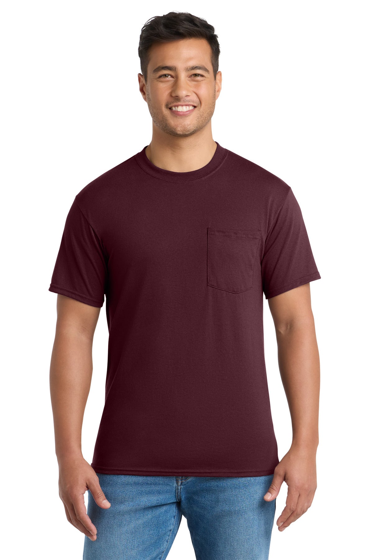 Port & Co® Core Blend Pocket Tee. PC55P