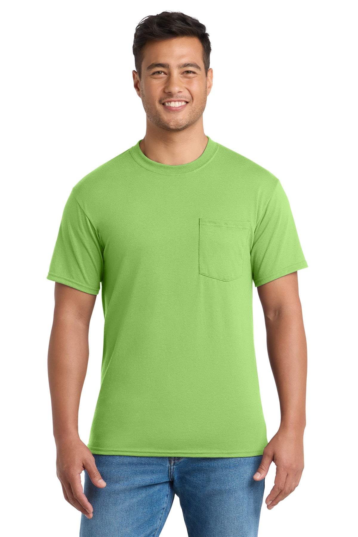 Port & Co® Core Blend Pocket Tee. PC55P