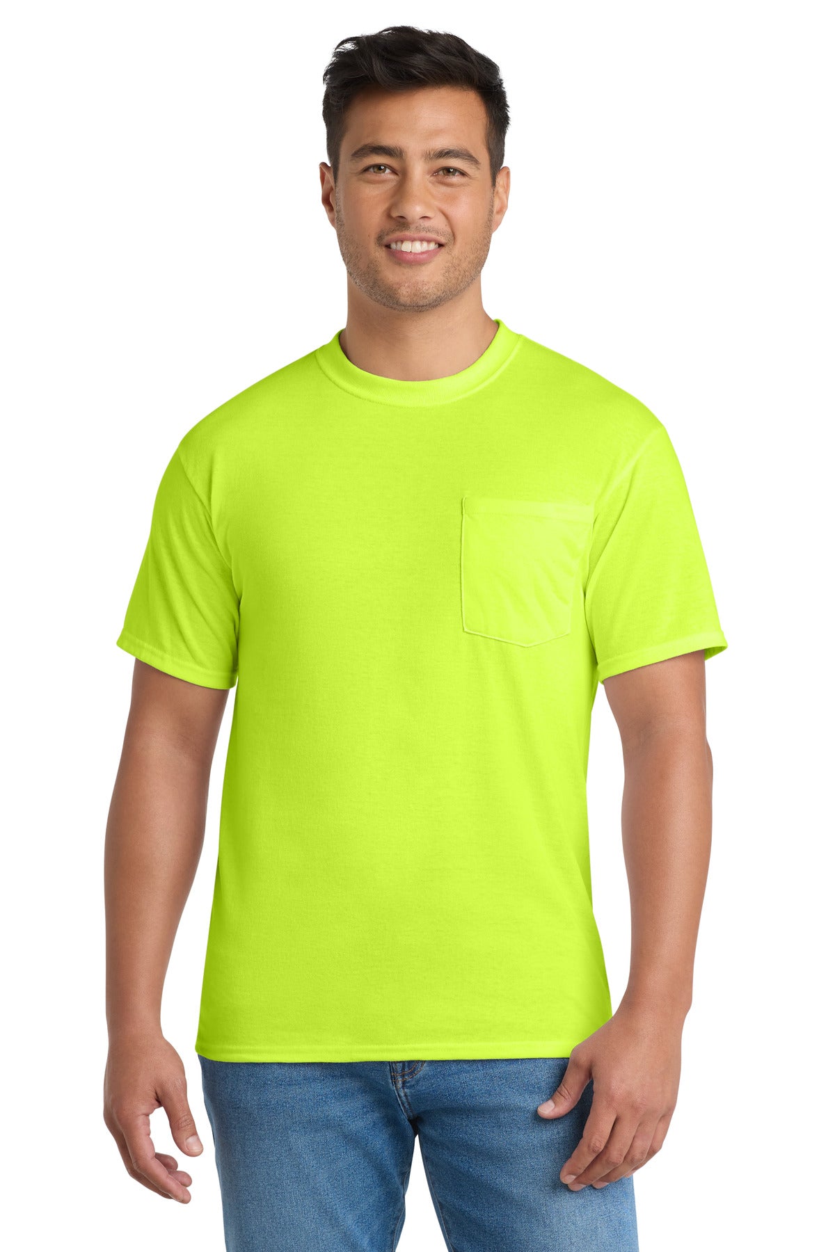 Port & Co® Core Blend Pocket Tee. PC55P