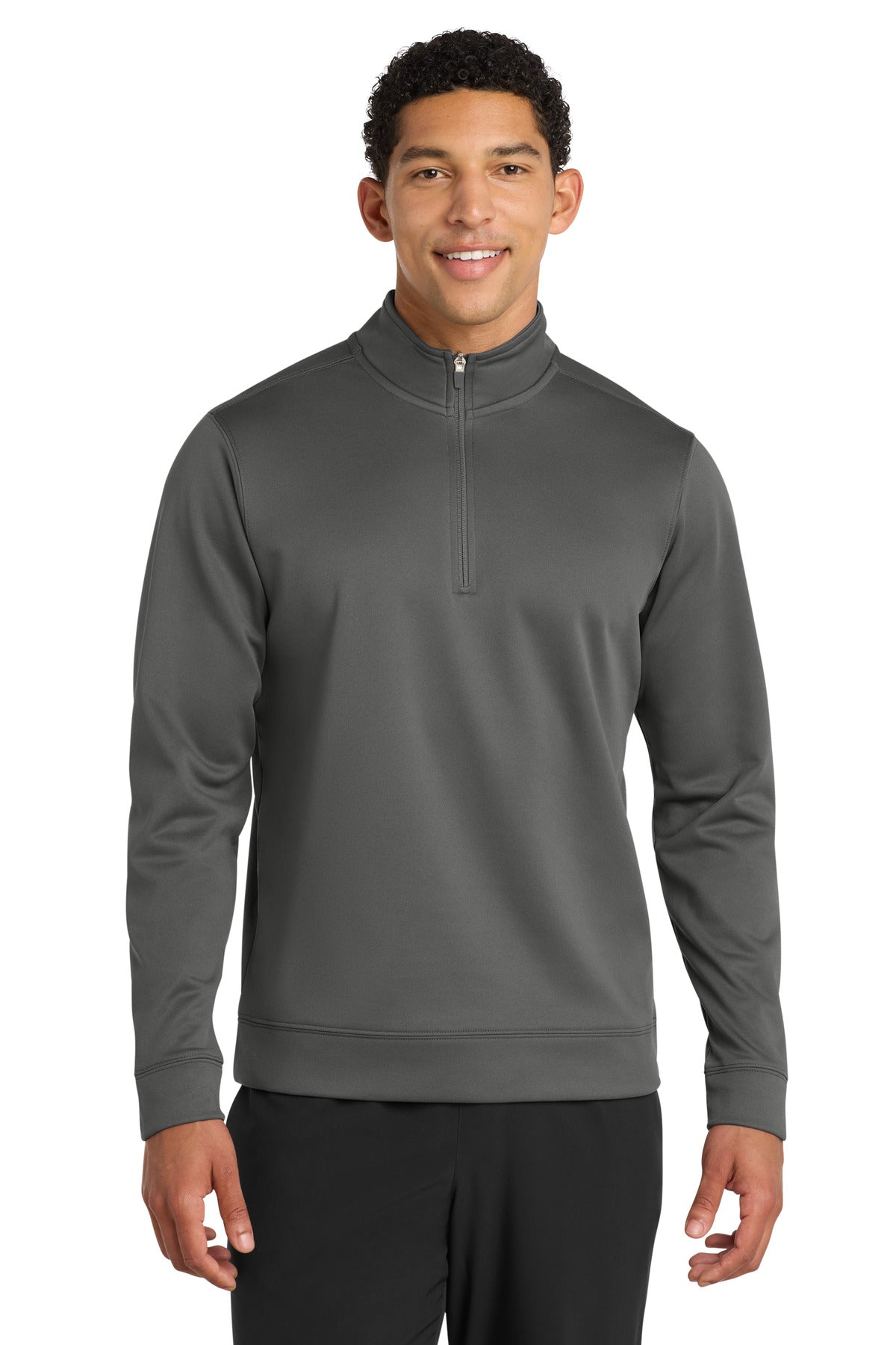Port & Co® Performance Fleece 1/4-Zip Pullover Sweatshirt. PC590Q