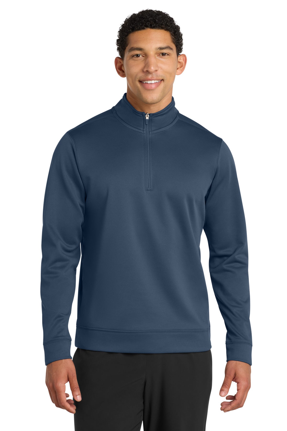 Port & Co® Performance Fleece 1/4-Zip Pullover Sweatshirt. PC590Q