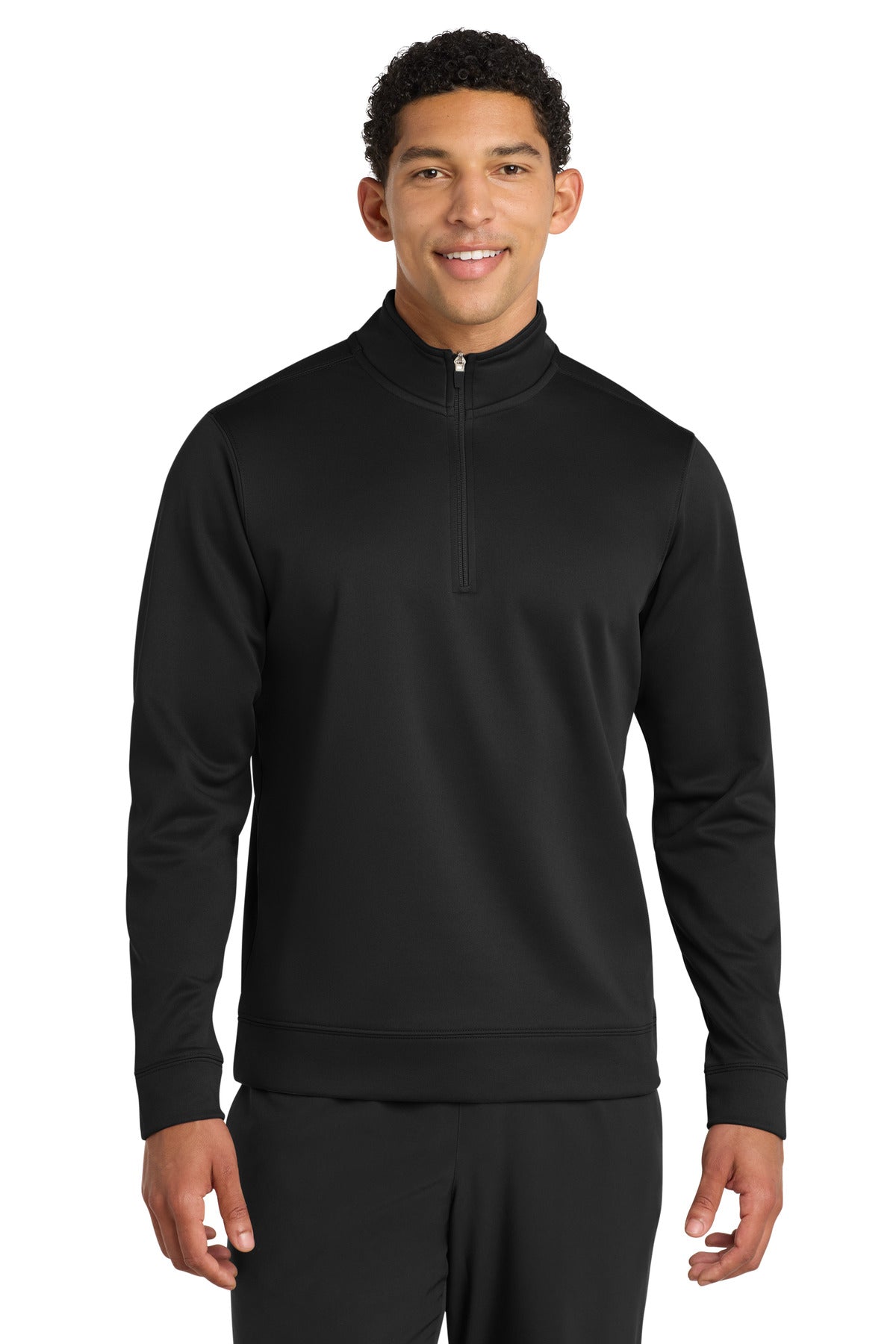 Port & Co® Performance Fleece 1/4-Zip Pullover Sweatshirt. PC590Q