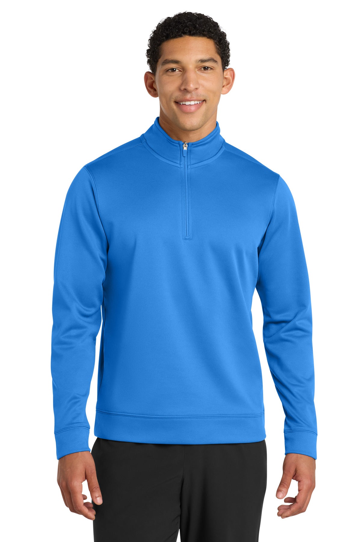 Port & Co® Performance Fleece 1/4-Zip Pullover Sweatshirt. PC590Q