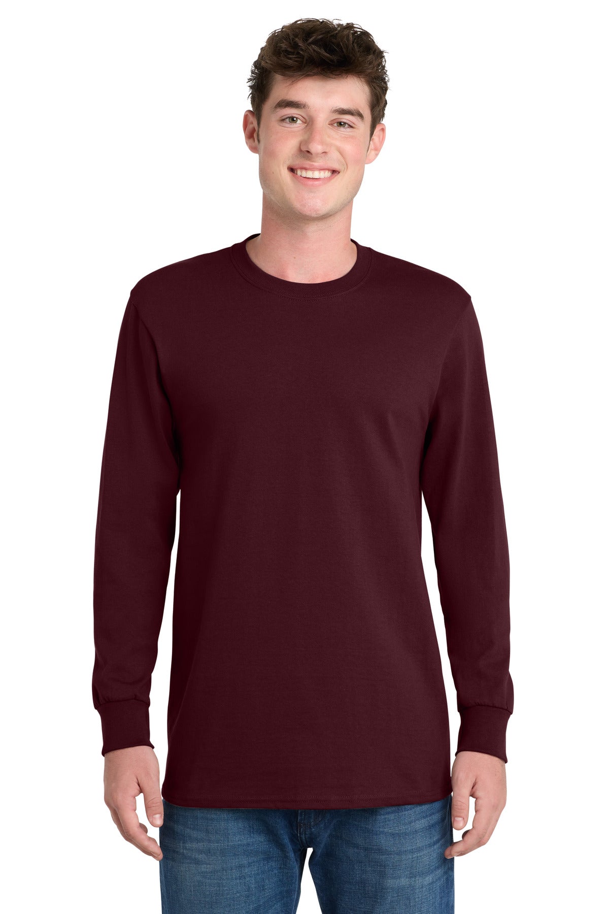 Port & Co® Tall Long Sleeve Essential Tee. PC61LST
